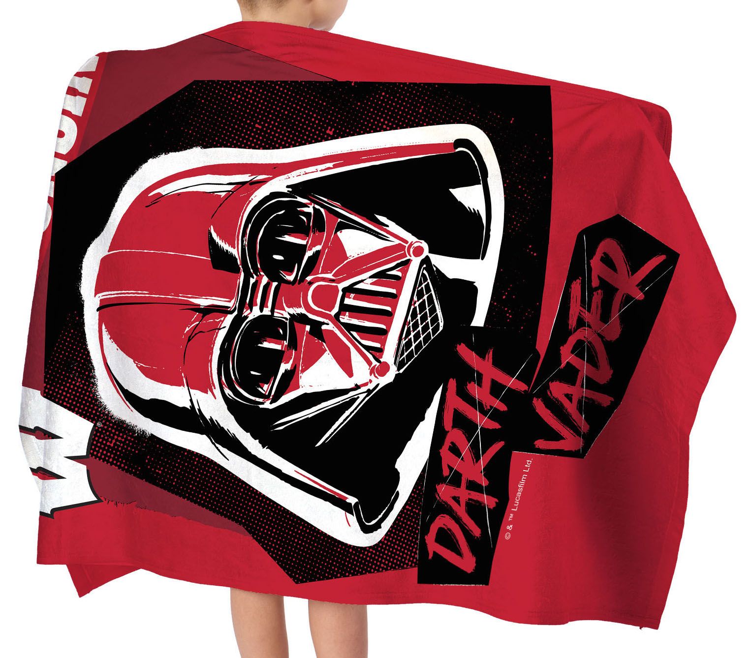 TheNorthwest Wisconsin Badgers Darth Vader Beach Towel product image