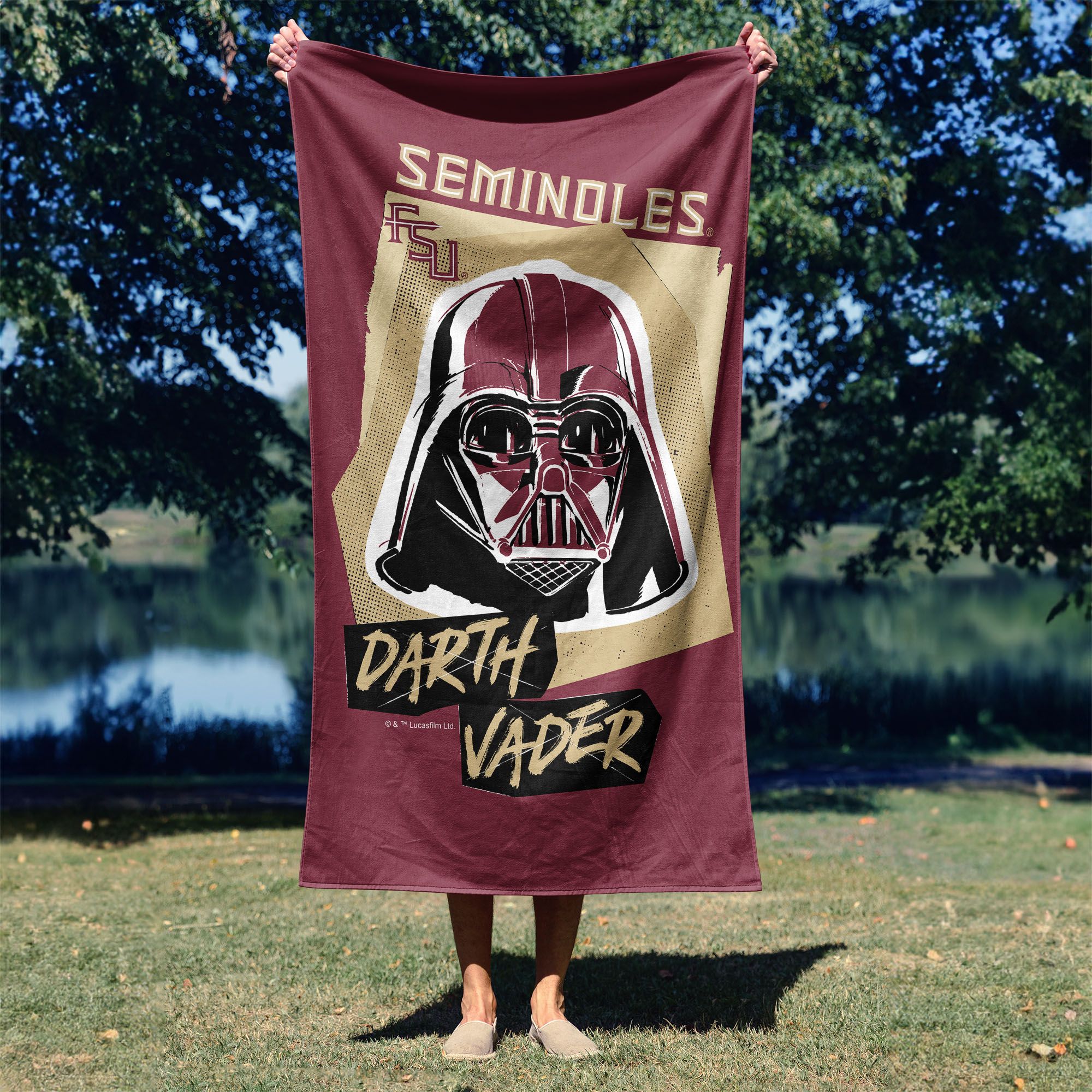 TheNorthwest Florida State Seminoles Darth Vader Beach Towel product image