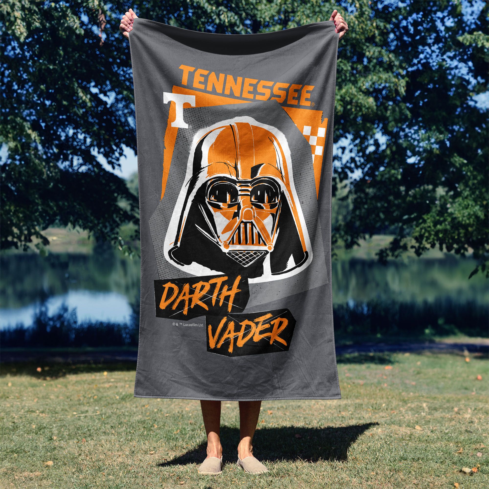 TheNorthwest Tennessee Volunteers Darth Vader Beach Towel product image