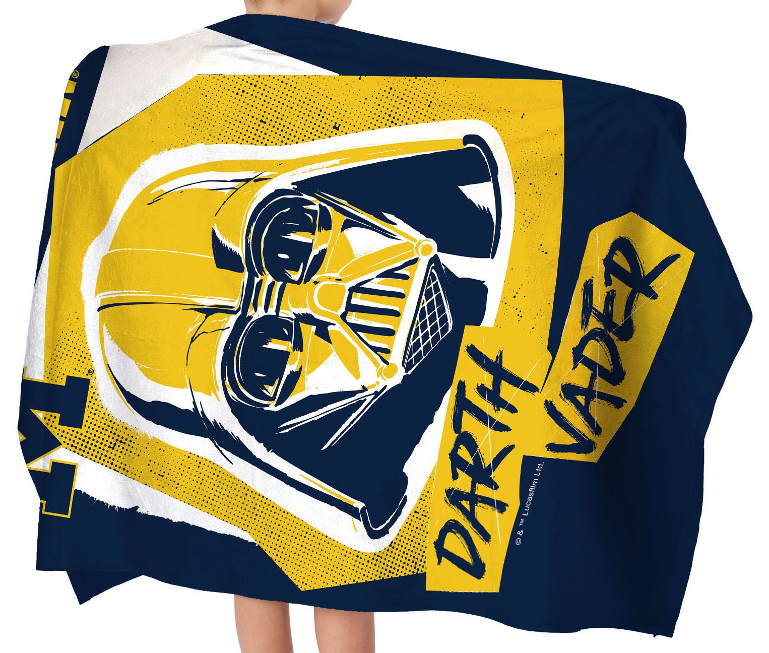 TheNorthwest Michigan Wolverines Darth Vader Beach Towel product image