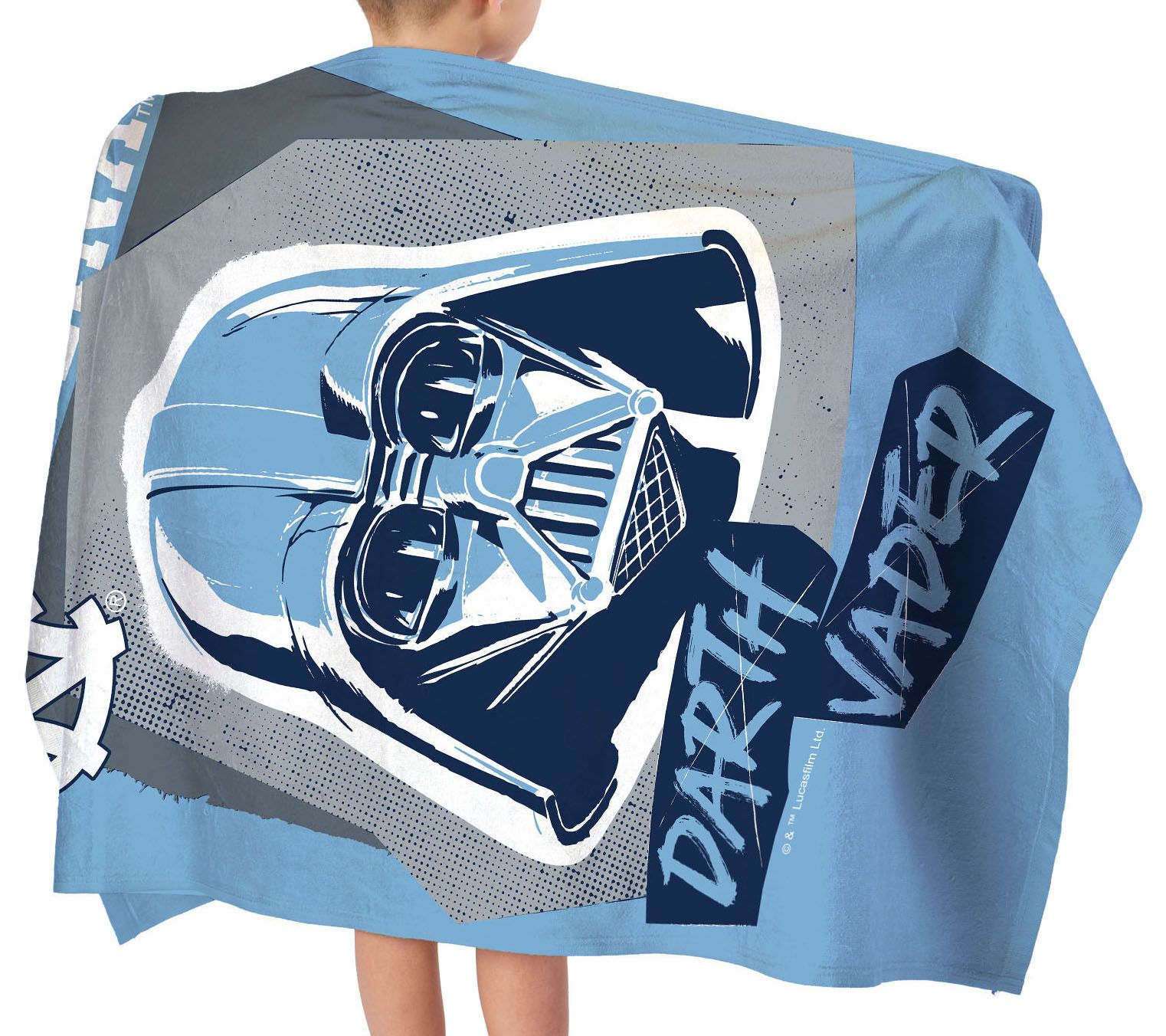 TheNorthwest North Carolina Tar Heels Darth Vader Beach Towel product image