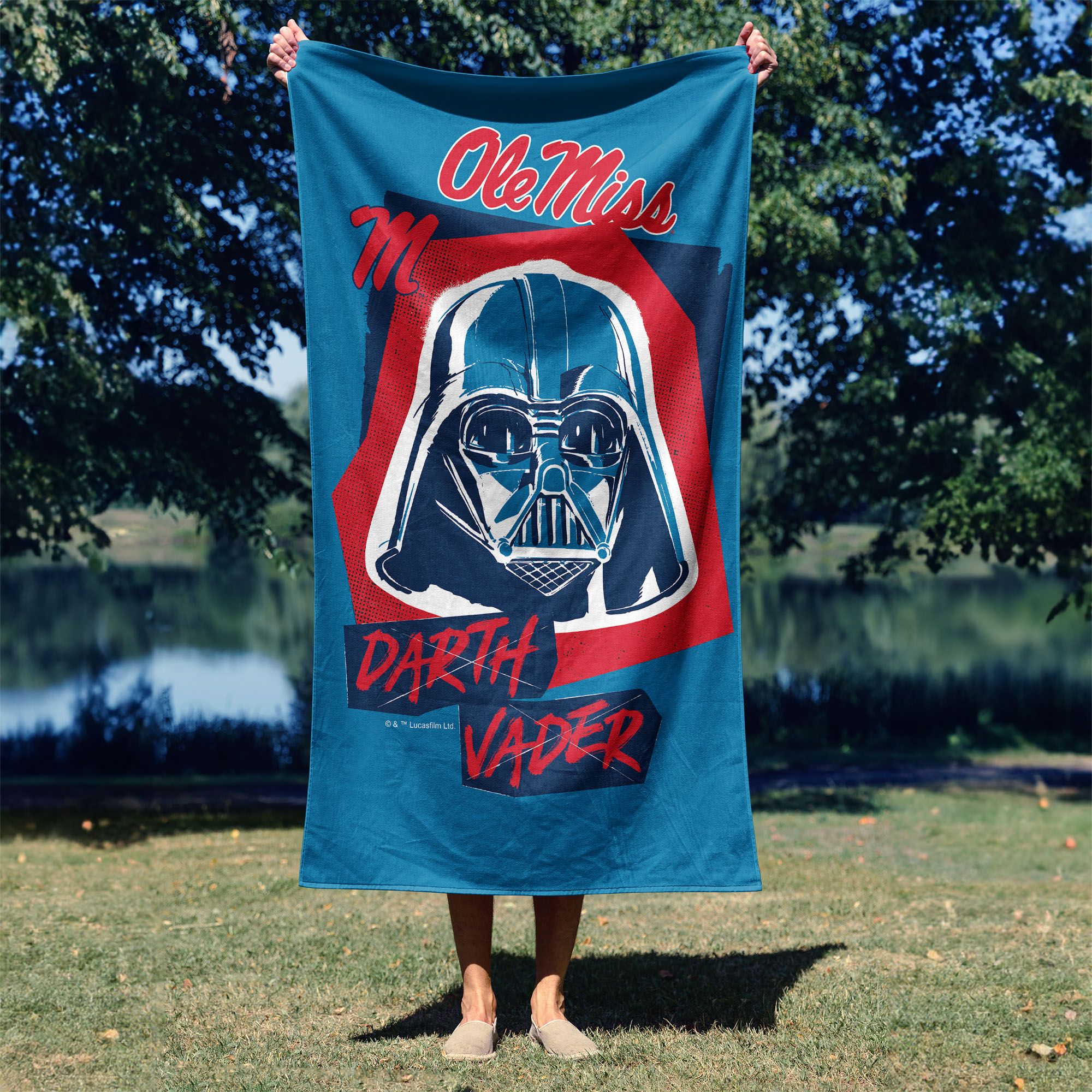 TheNorthwest Ole Miss Rebels Darth Vader Beach Towel product image