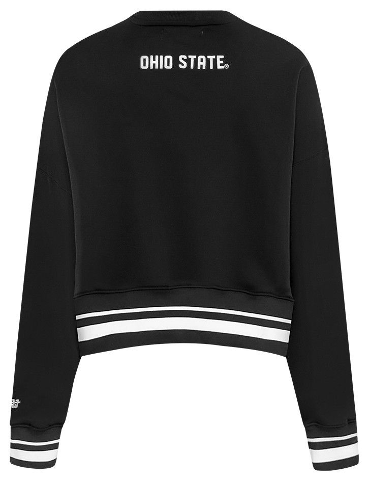 Pro Standard Women's Ohio State Buckeyes Black Pearl Crew Neck Sweatshirt product image