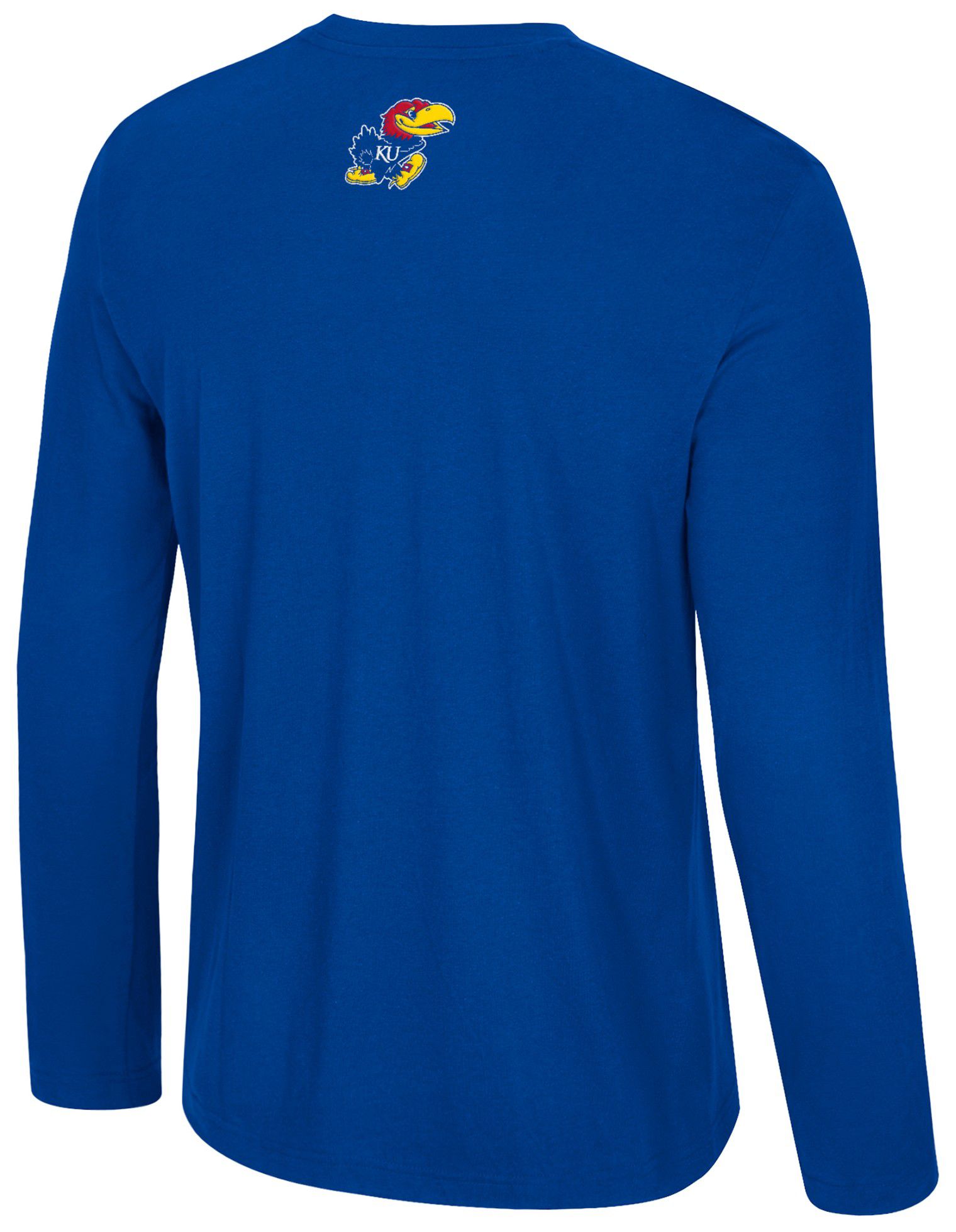 Colosseum Men's Kansas Jayhawks Royal Bar Long Sleeve T-Shirt product image