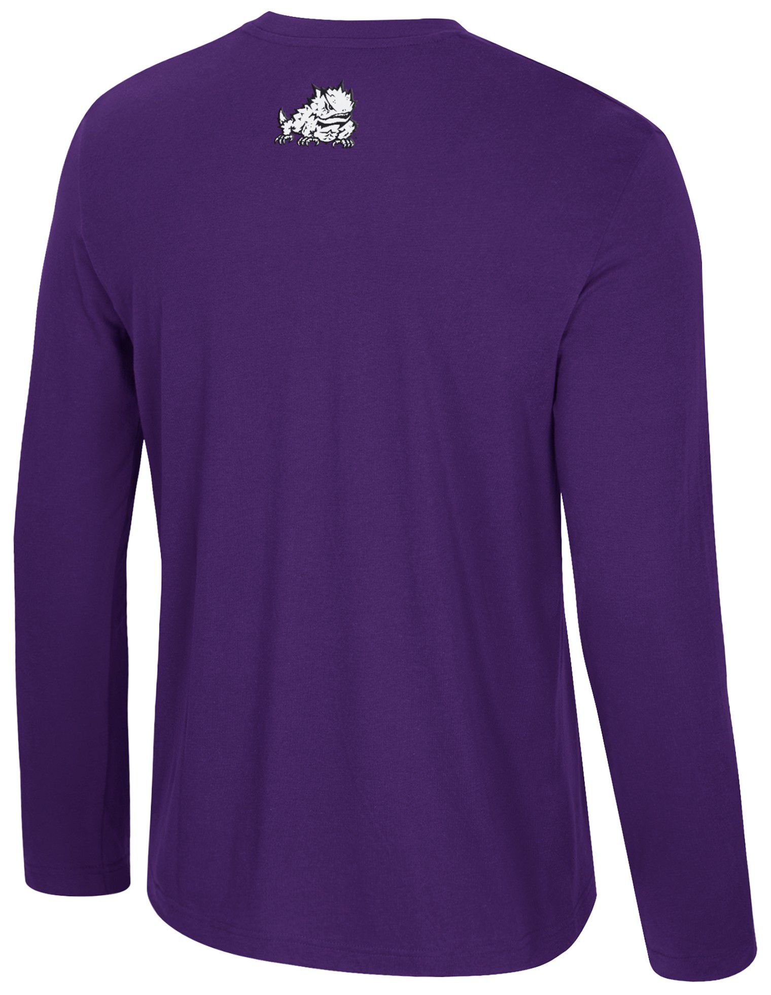 Colosseum Men's TCU Horned Frogs Purple Bar Long Sleeve T-Shirt product image