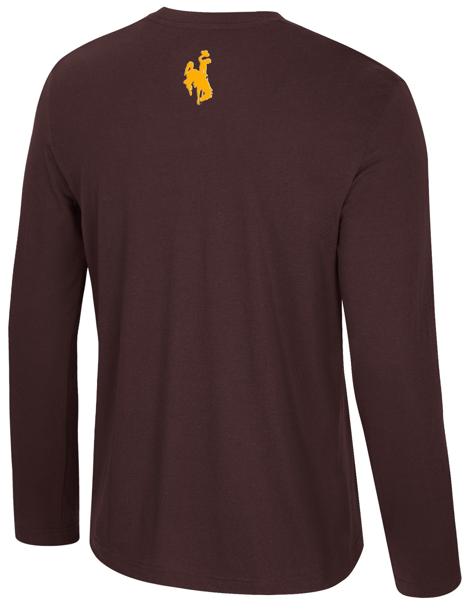 Colosseum Men's Wyoming Cowboys Brown Bar Long Sleeve T-Shirt product image