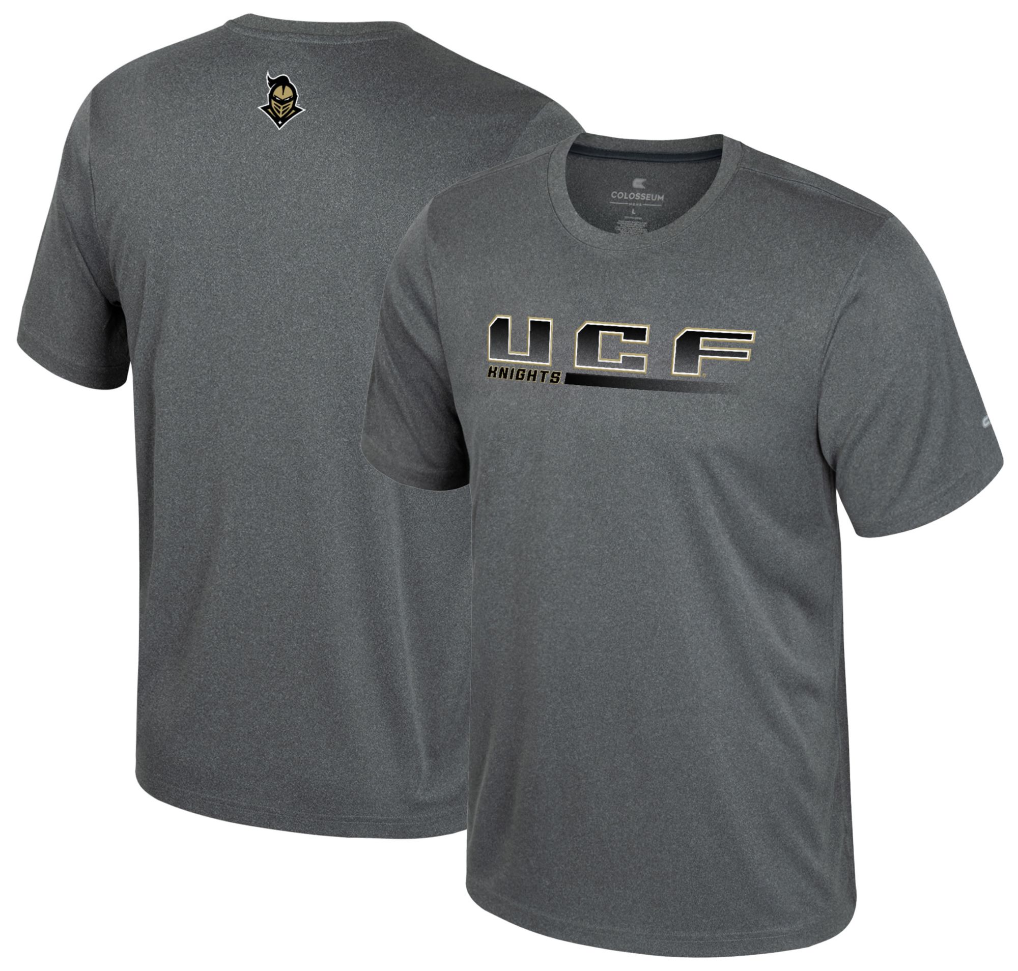 Colosseum Men's UCF Knights Heather Charcoal Physics T-Shirt product image