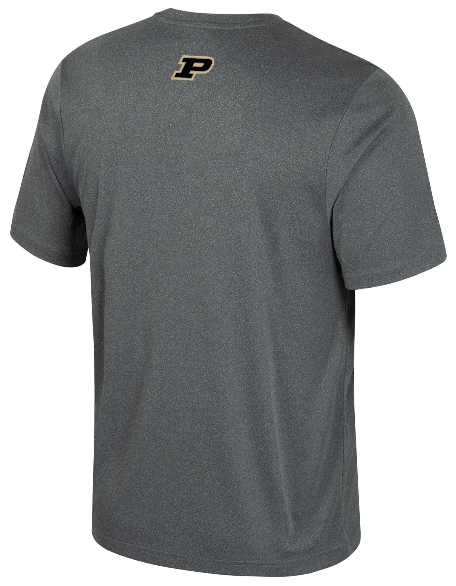 Colosseum Men's Purdue Boilermakers Heather Charcoal Physics T-Shirt product image
