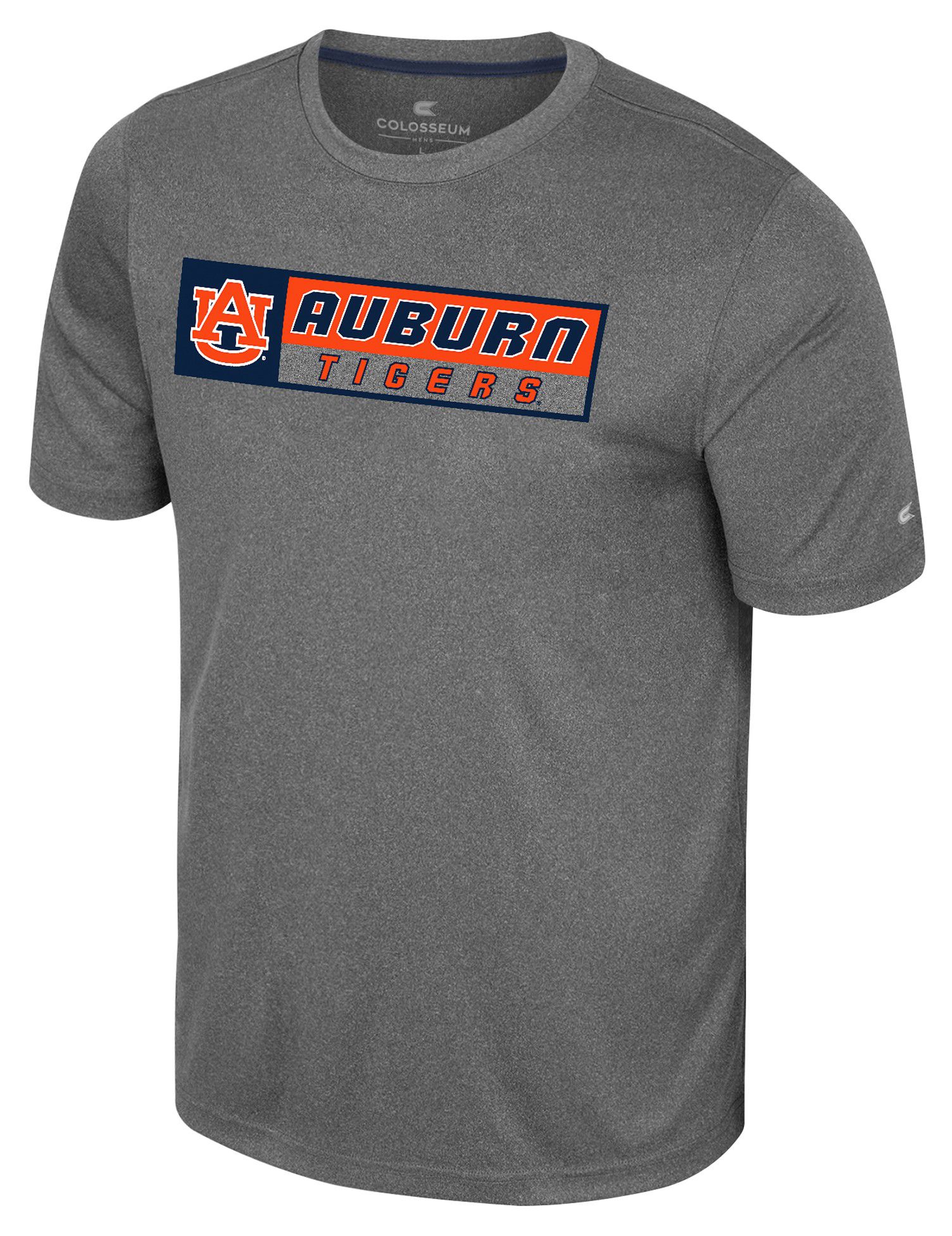 Colosseum Men's Auburn Tigers Heather Charcoal Twin T-Shirt product image