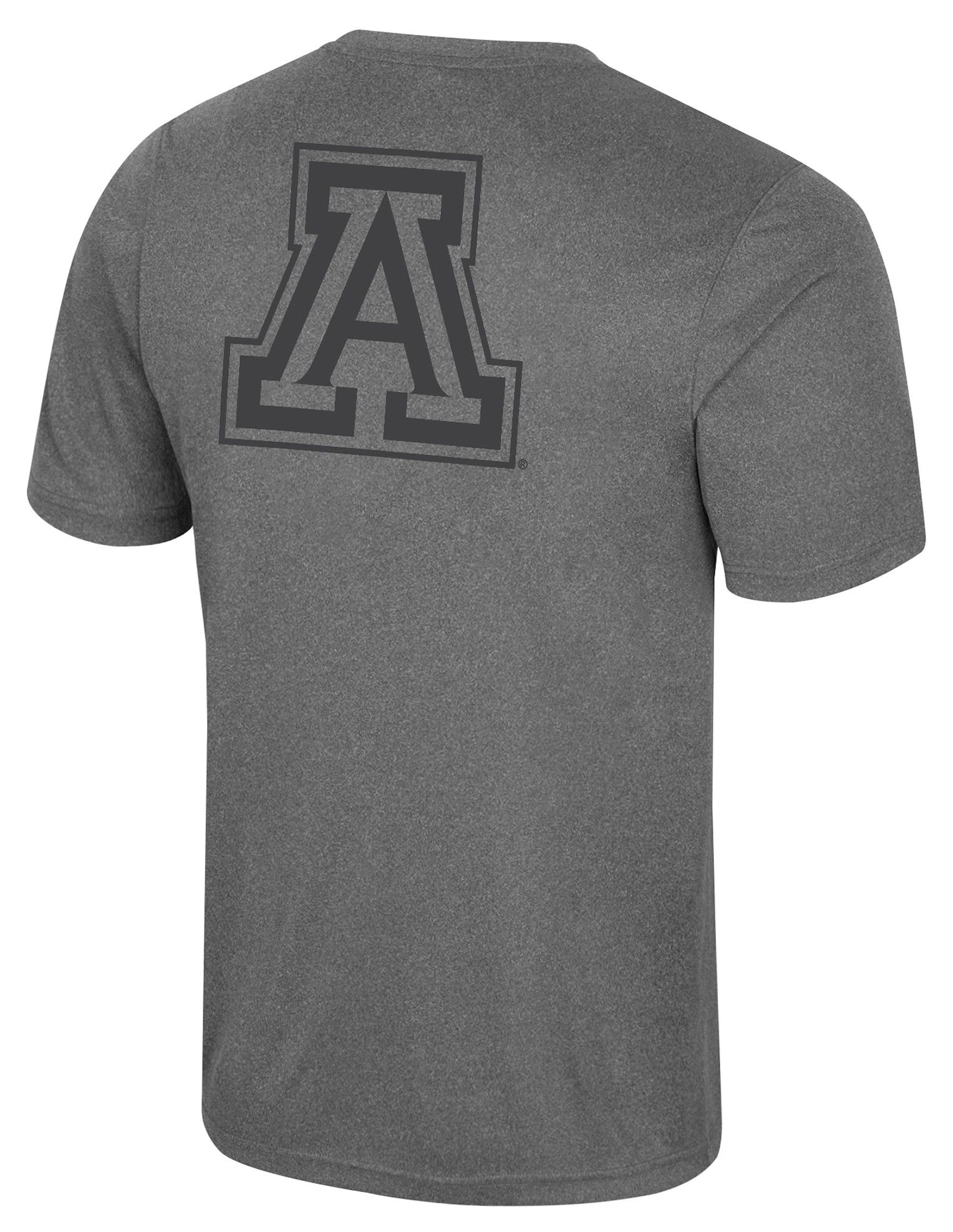 Colosseum Men's Arizona Wildcats Heather Charcoal Twin T-Shirt product image