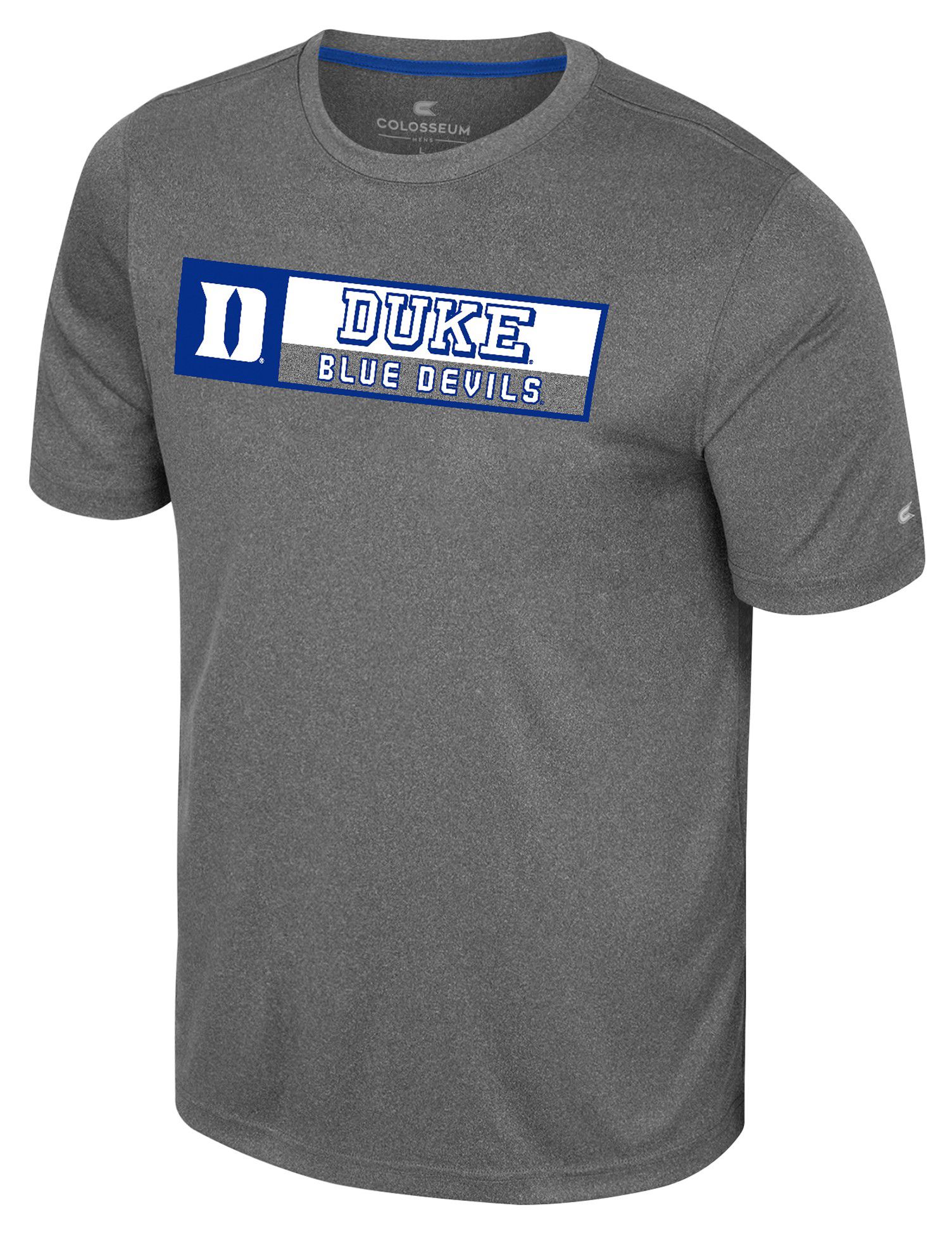 Colosseum Men's Duke Blue Devils Heather Charcoal Twin T-Shirt product image
