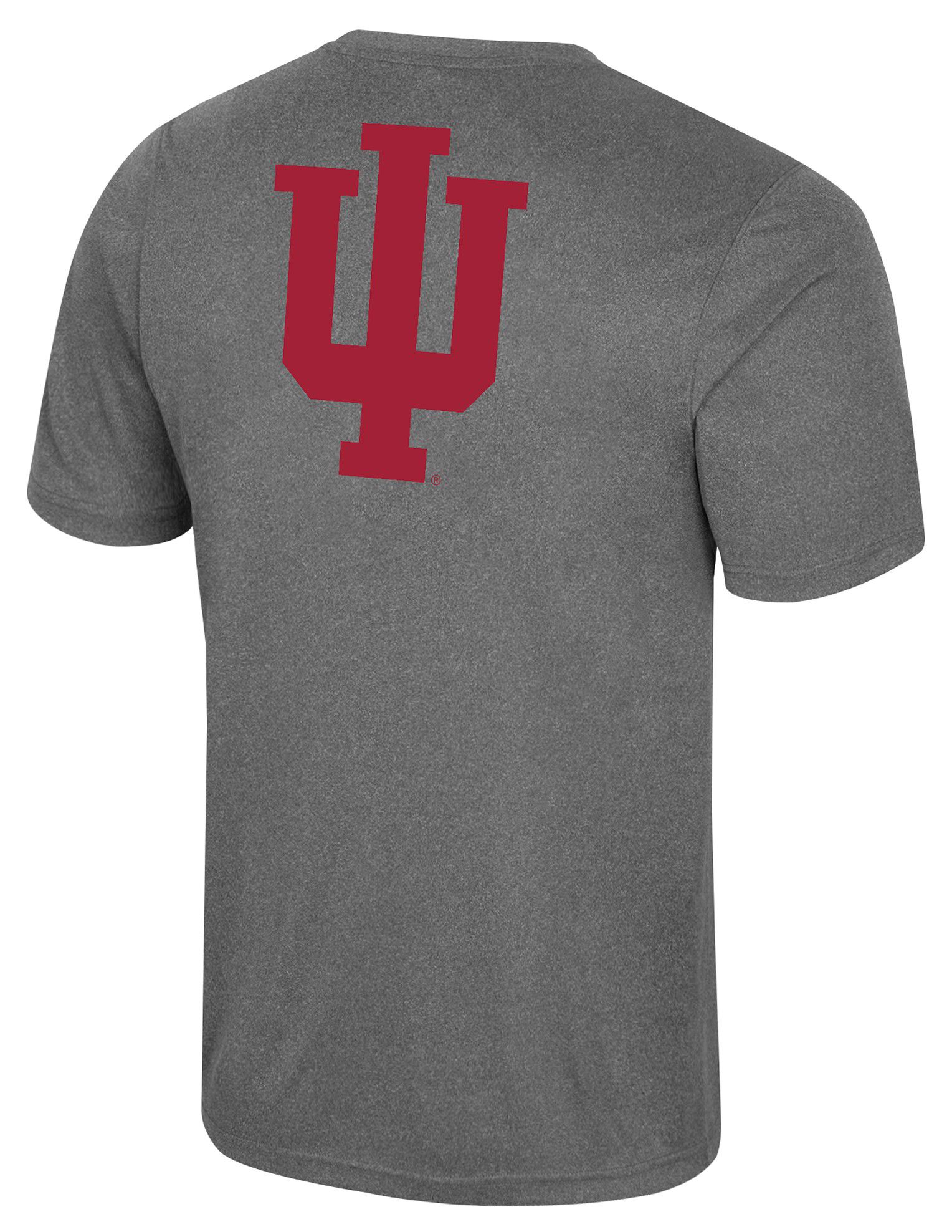 Colosseum Men's Indiana Hoosiers Heather Charcoal Twin T-Shirt product image