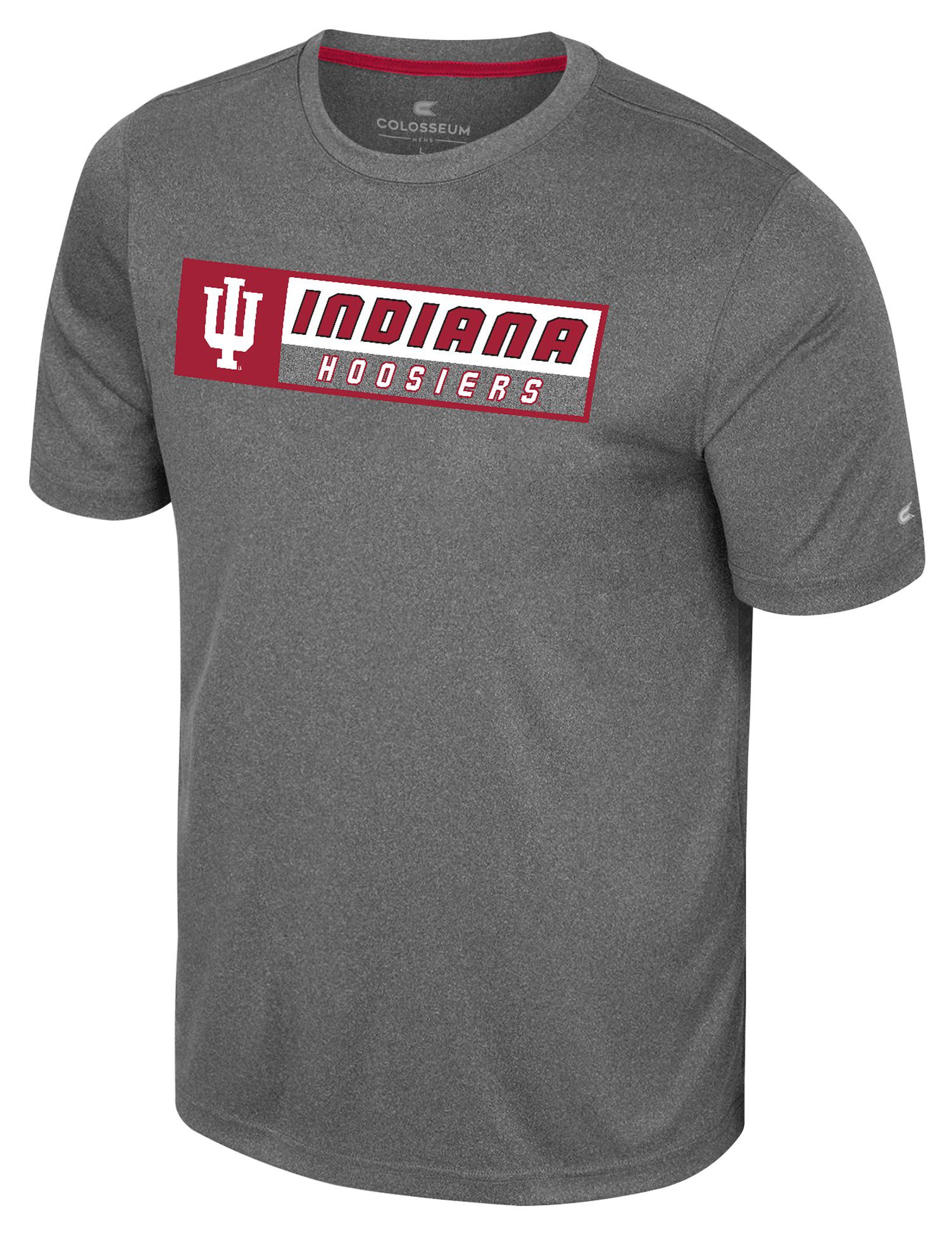 Colosseum Men's Indiana Hoosiers Heather Charcoal Twin T-Shirt product image