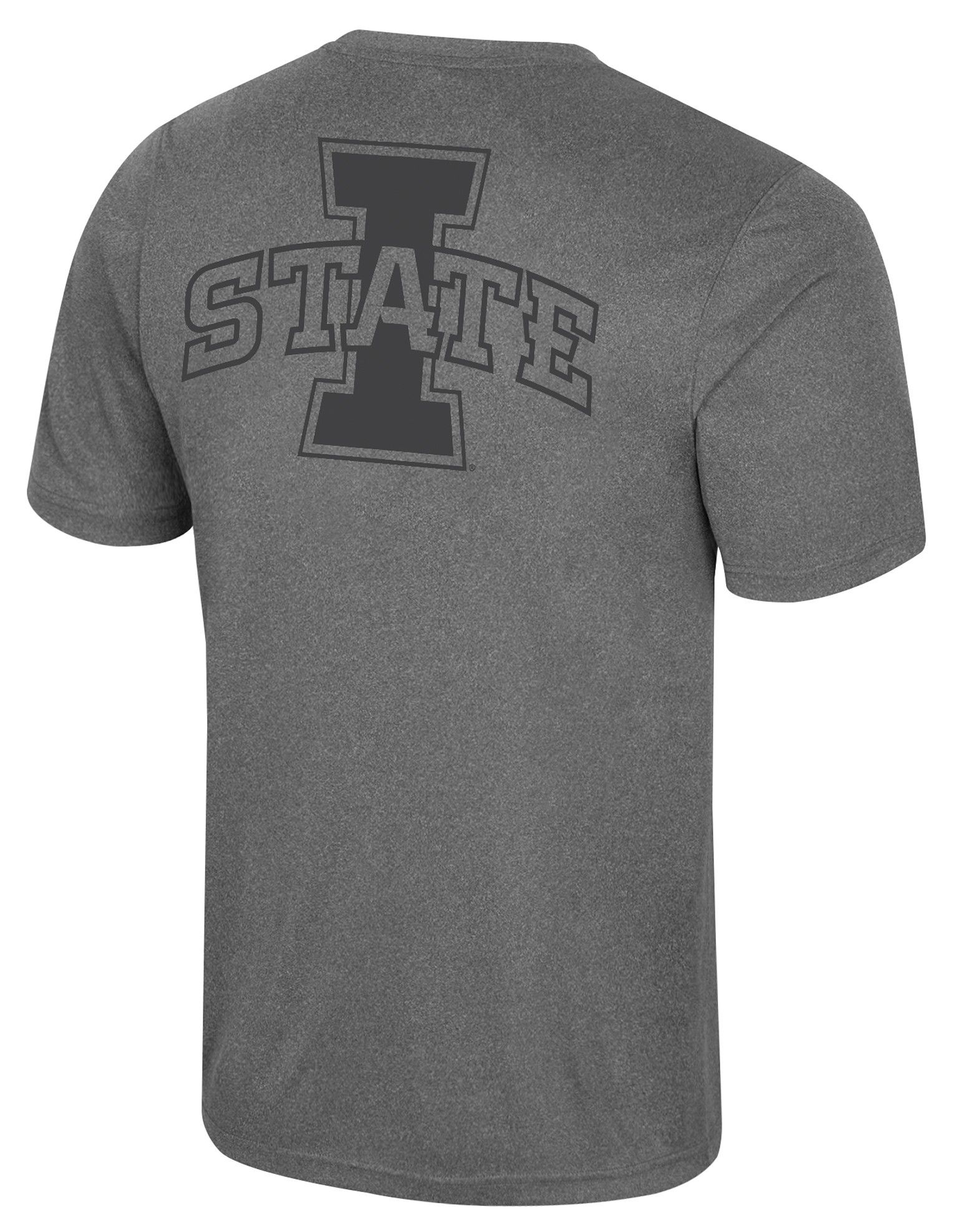 Colosseum Men's Iowa State Cyclones Heather Charcoal Twin T-Shirt product image
