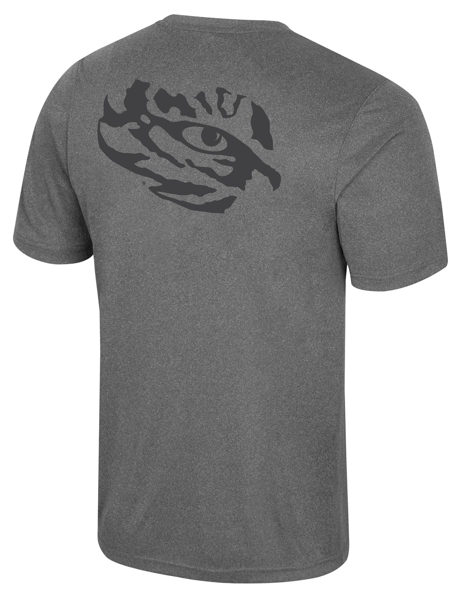 Colosseum Men's LSU Tigers Heather Charcoal Twin T-Shirt product image