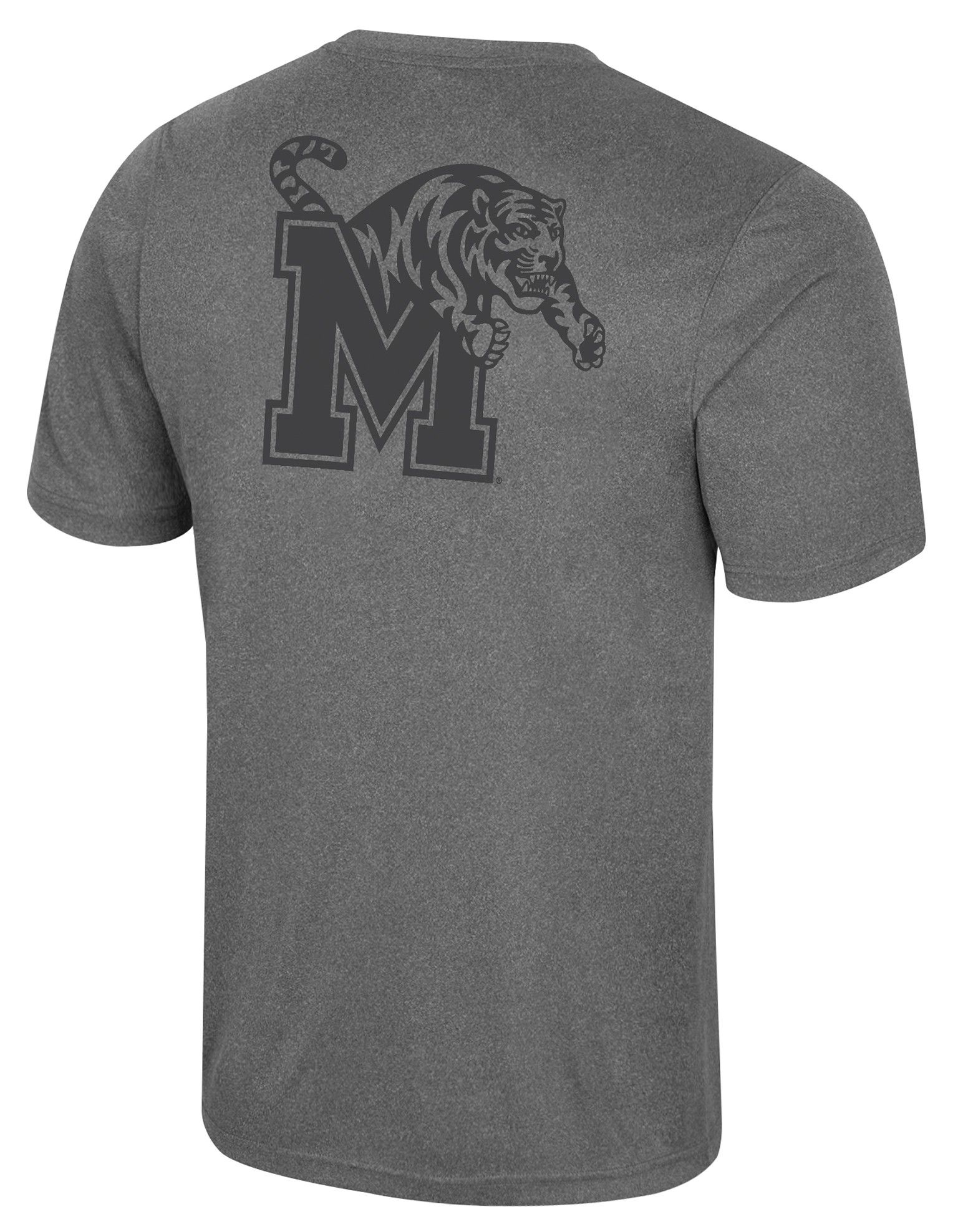 Colosseum Men's Memphis Tigers Heather Charcoal Twin T-Shirt product image