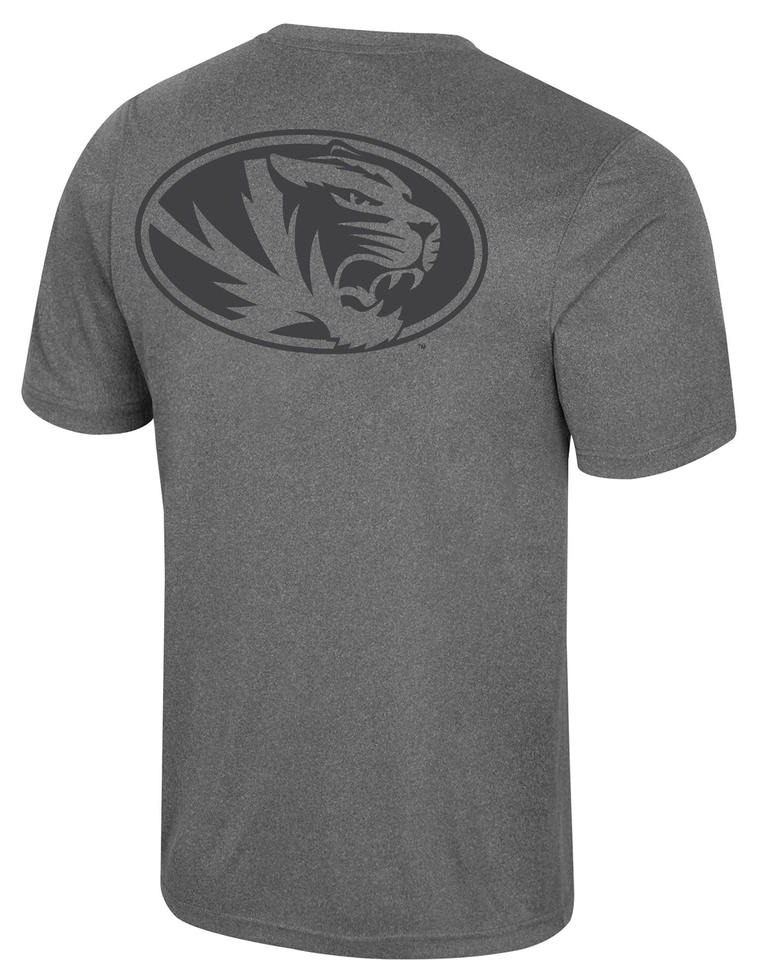 Colosseum Men's Missouri Tigers Heather Charcoal Twin T-Shirt product image