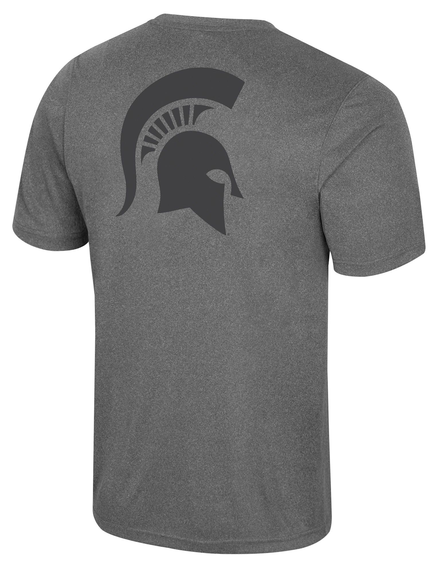 Colosseum Men's Michigan State Spartans Heather Charcoal Twin T-Shirt product image