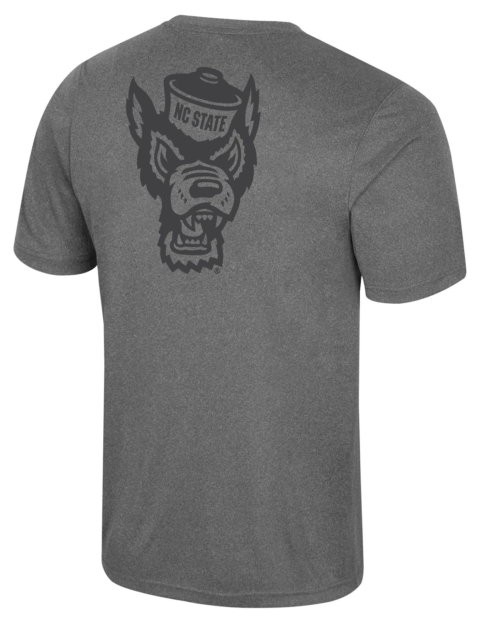 Colosseum Men's NC State Wolfpack Heather Charcoal Twin T-Shirt product image