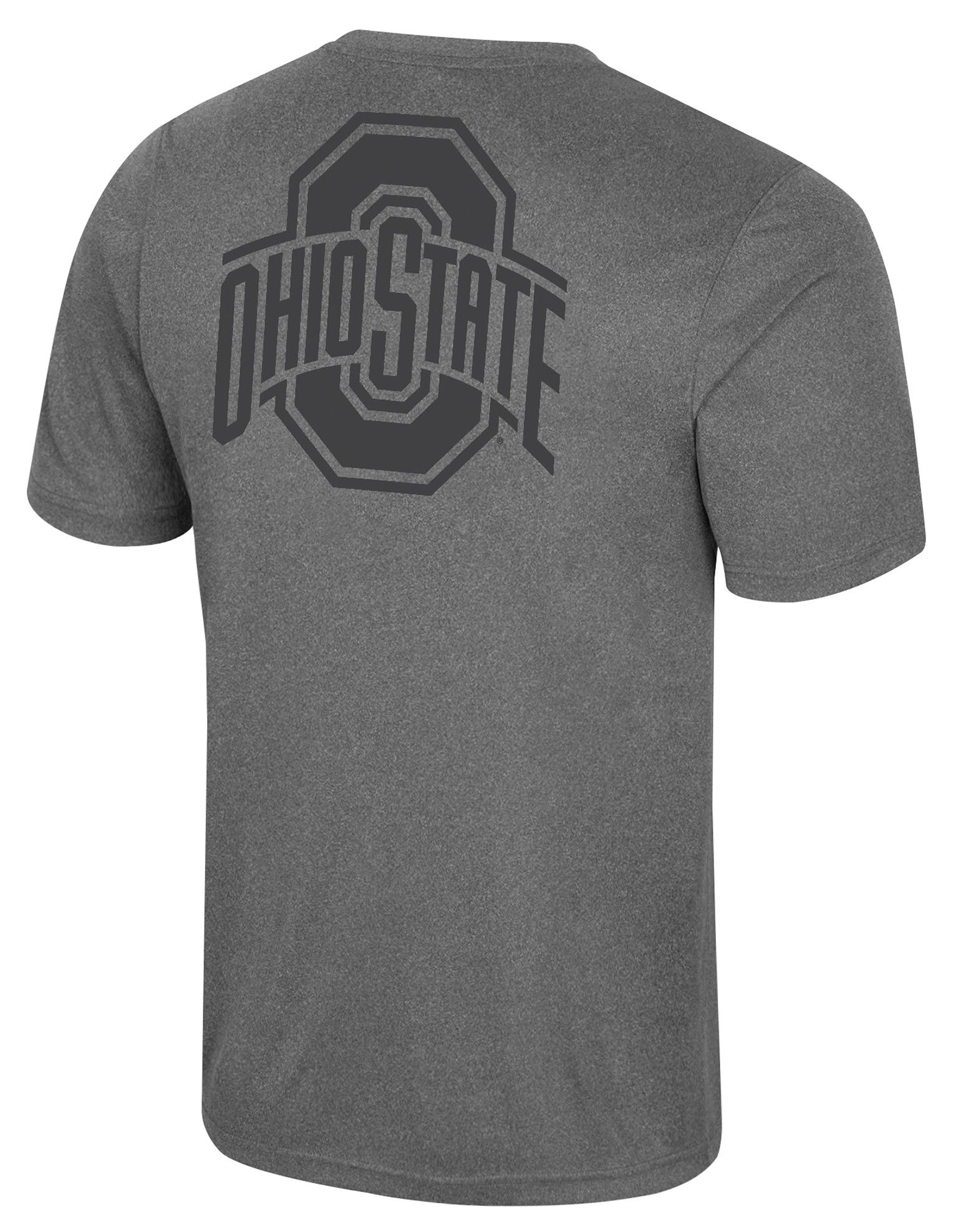 Colosseum Men's Ohio State Buckeyes Heather Charcoal Twin T-Shirt product image