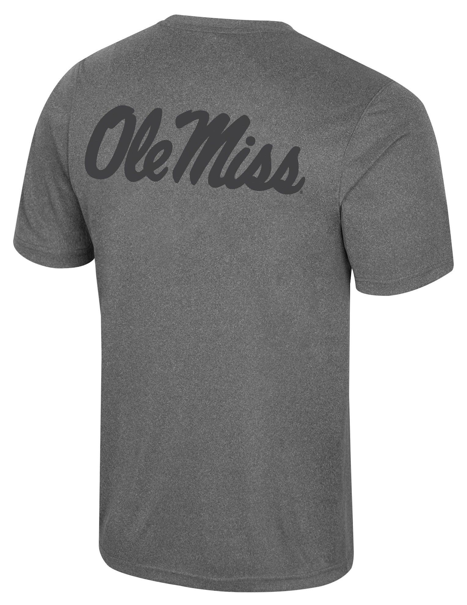 Colosseum Men's Ole Miss Rebels Heather Charcoal Twin T-Shirt product image