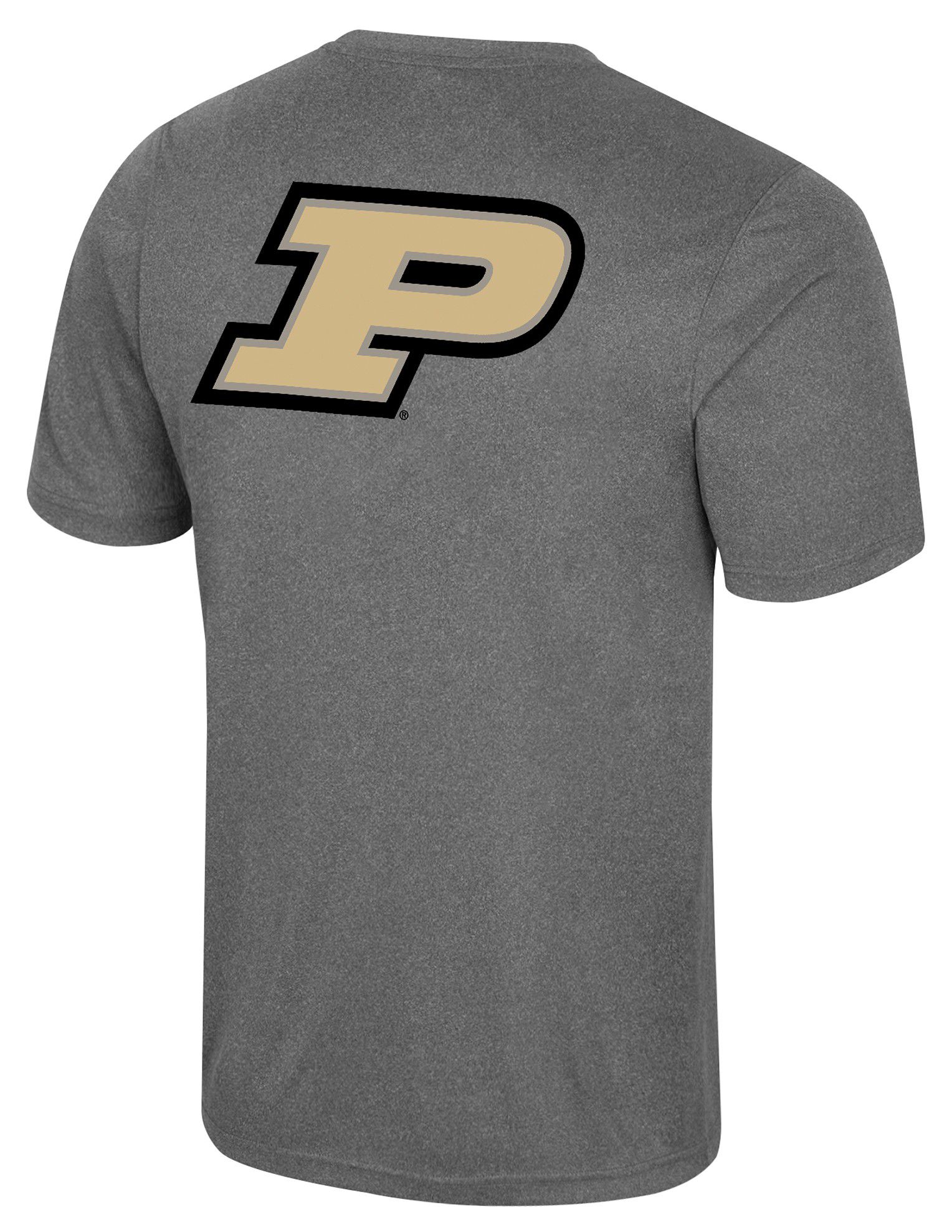 Colosseum Men's Purdue Boilermakers Heather Charcoal Twin T-Shirt product image