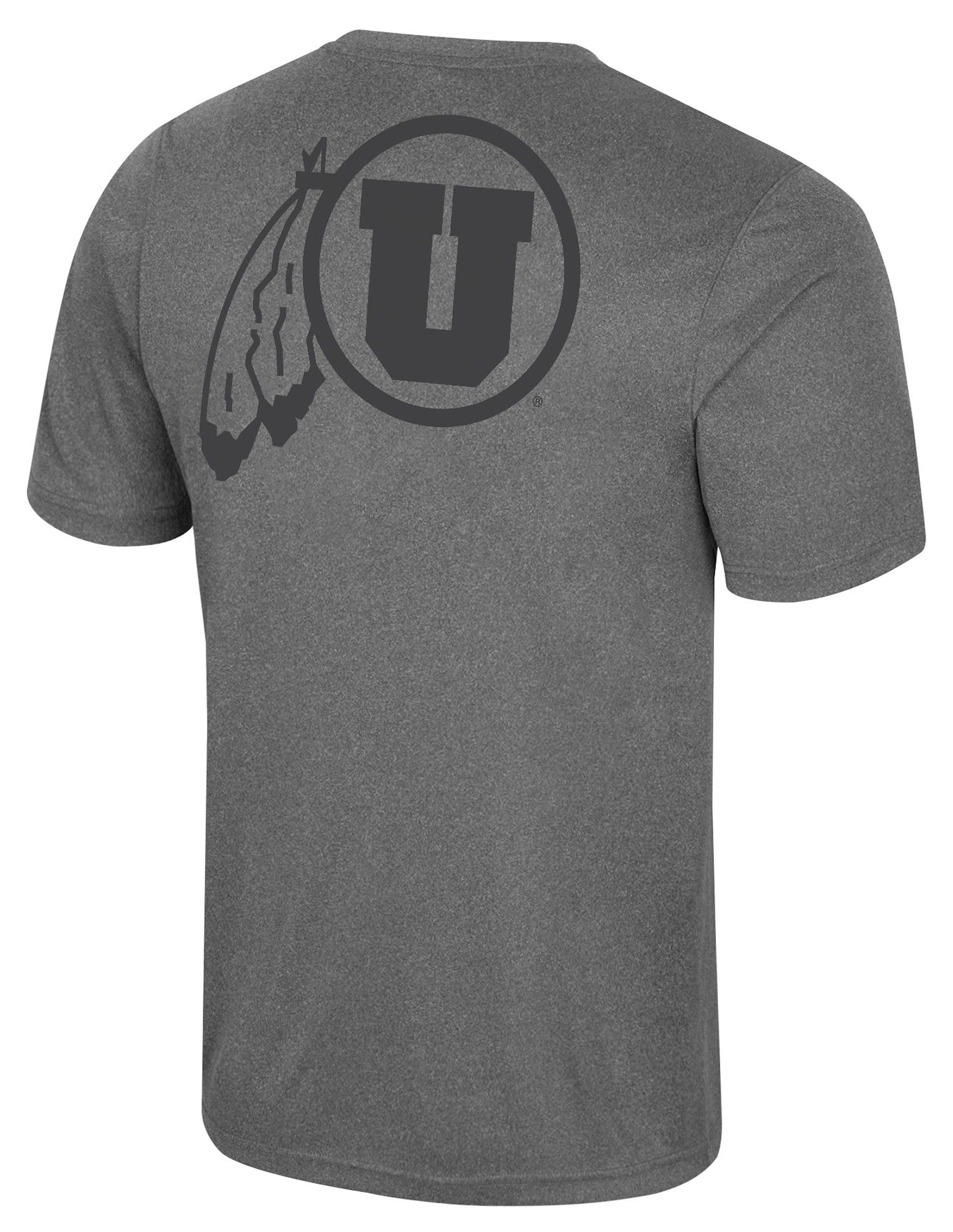 Colosseum Men's Utah Utes Heather Charcoal Twin T-Shirt product image