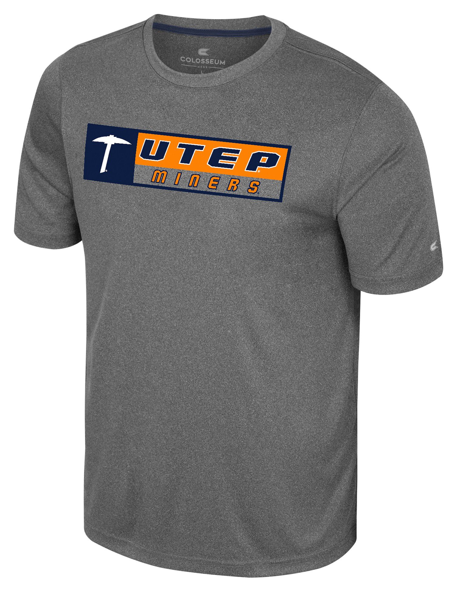 Colosseum Men's UTEP Miners Heather Charcoal Twin T-Shirt product image