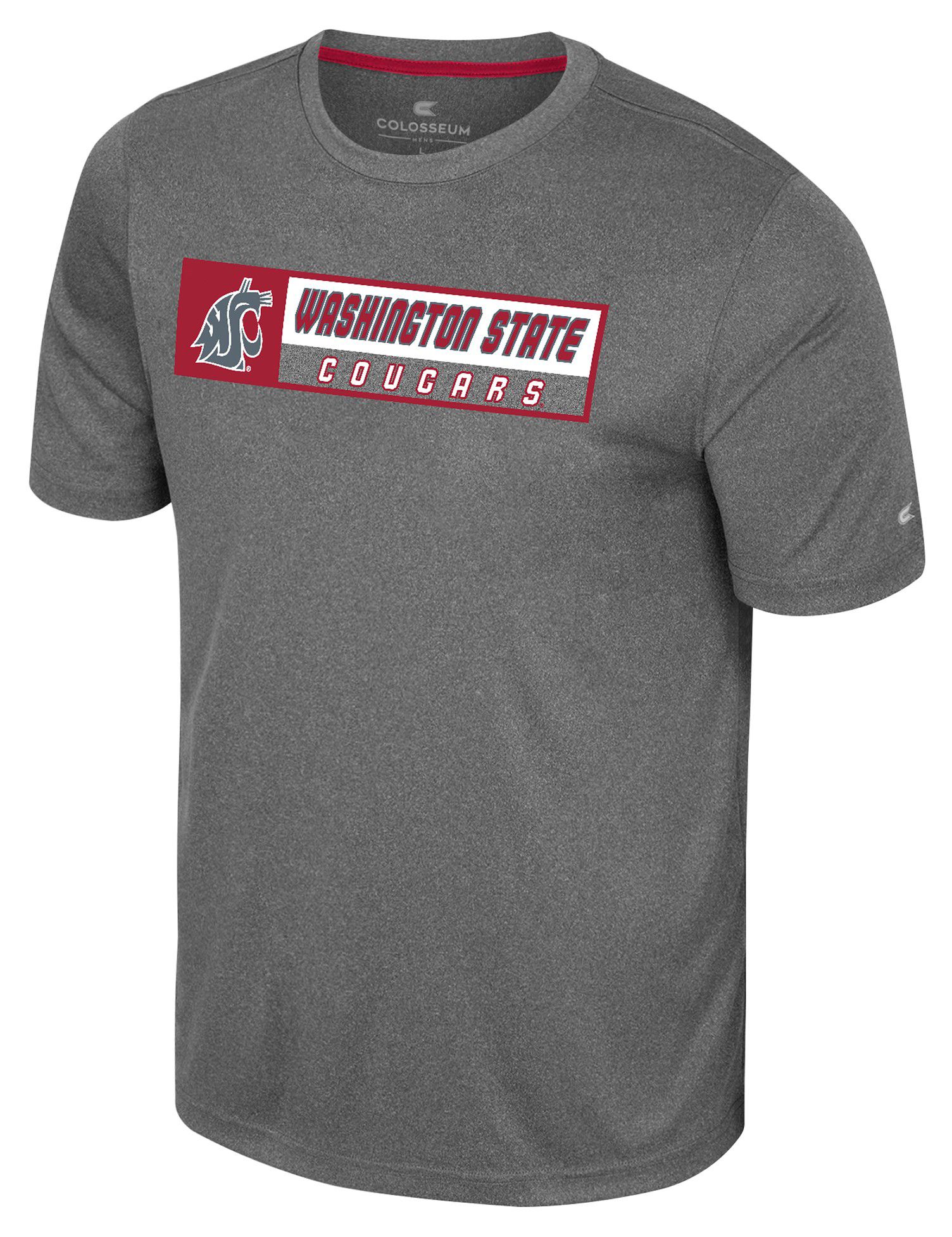 Colosseum Men's Washington State Cougars Heather Charcoal Twin T-Shirt product image