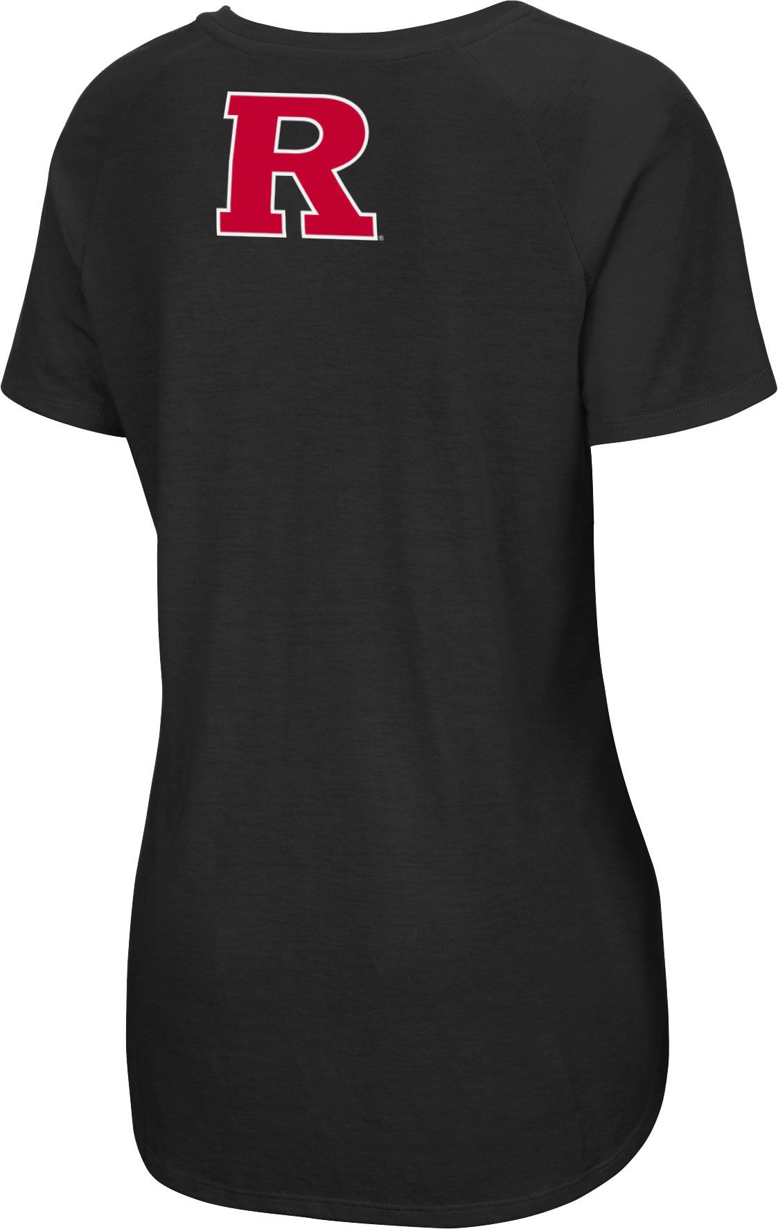 Colosseum Women's Rutgers Scarlet Knights Black V-Neck T-Shirt product image