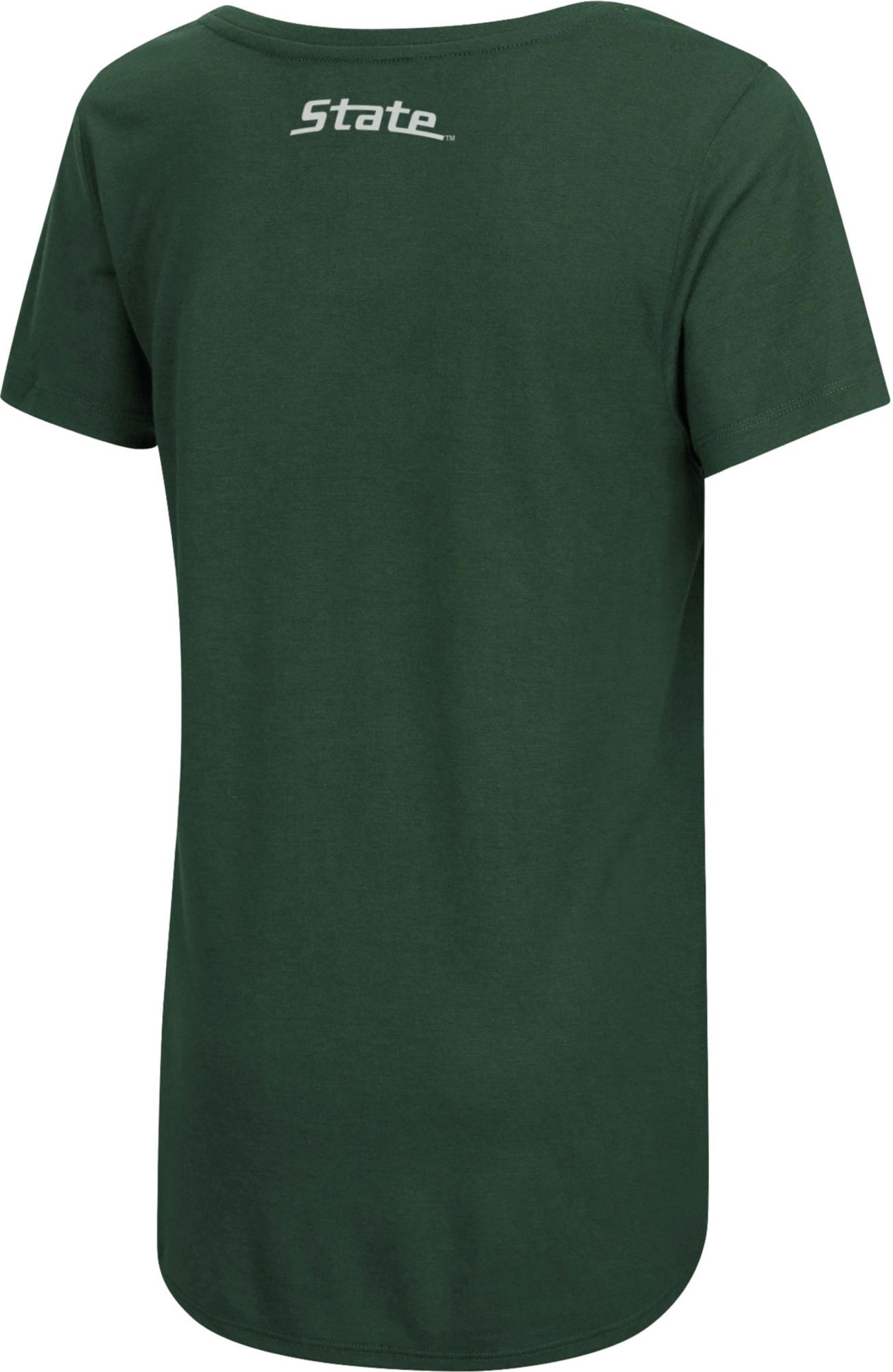 Colosseum Women's Michigan State Spartans Green Scoop-Neck T-Shirt product image