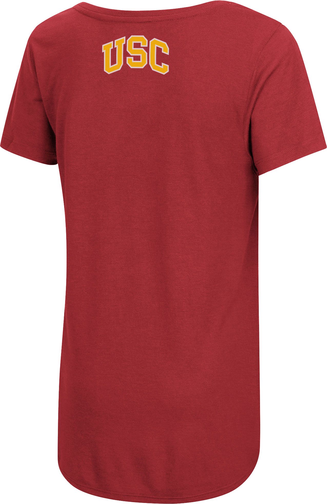 Colosseum Women's USC Trojans Cardinal  Scoop-Neck T-Shirt product image