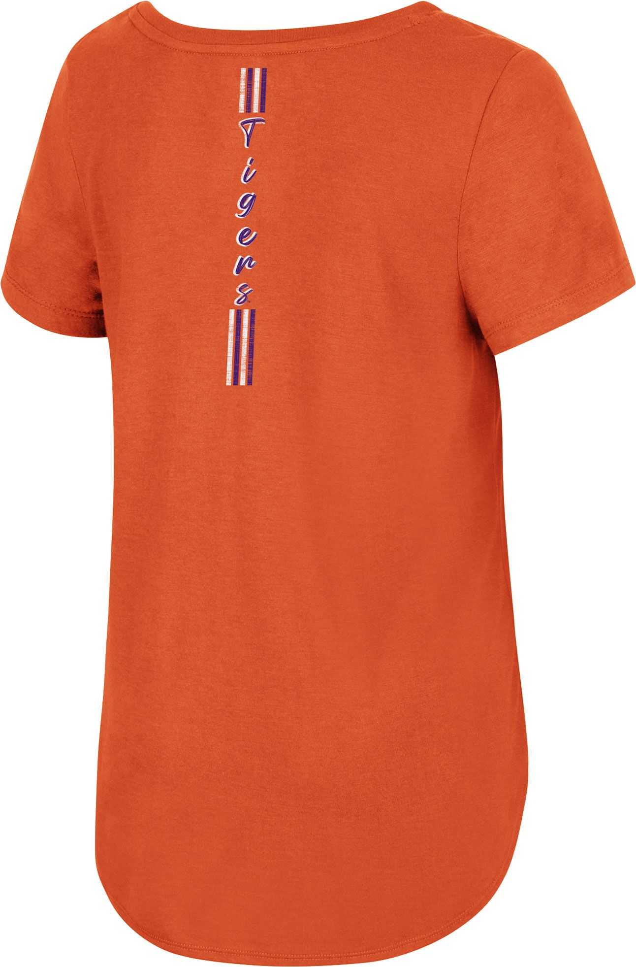 Colosseum Women's Clemson Tigers Orange Shaka Scoop-Neck T-Shirt product image
