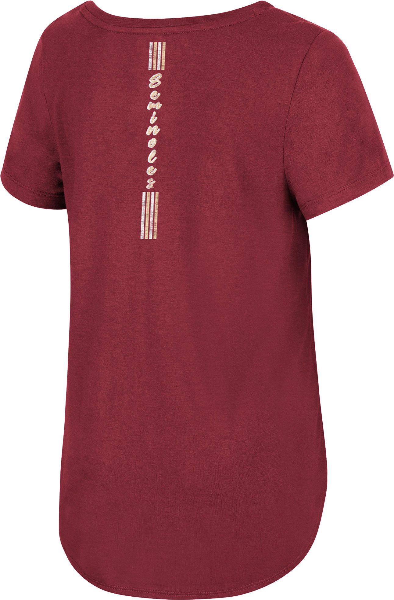 Colosseum Women's Florida State Seminoles Garnet Shaka Scoop-Neck T-Shirt product image