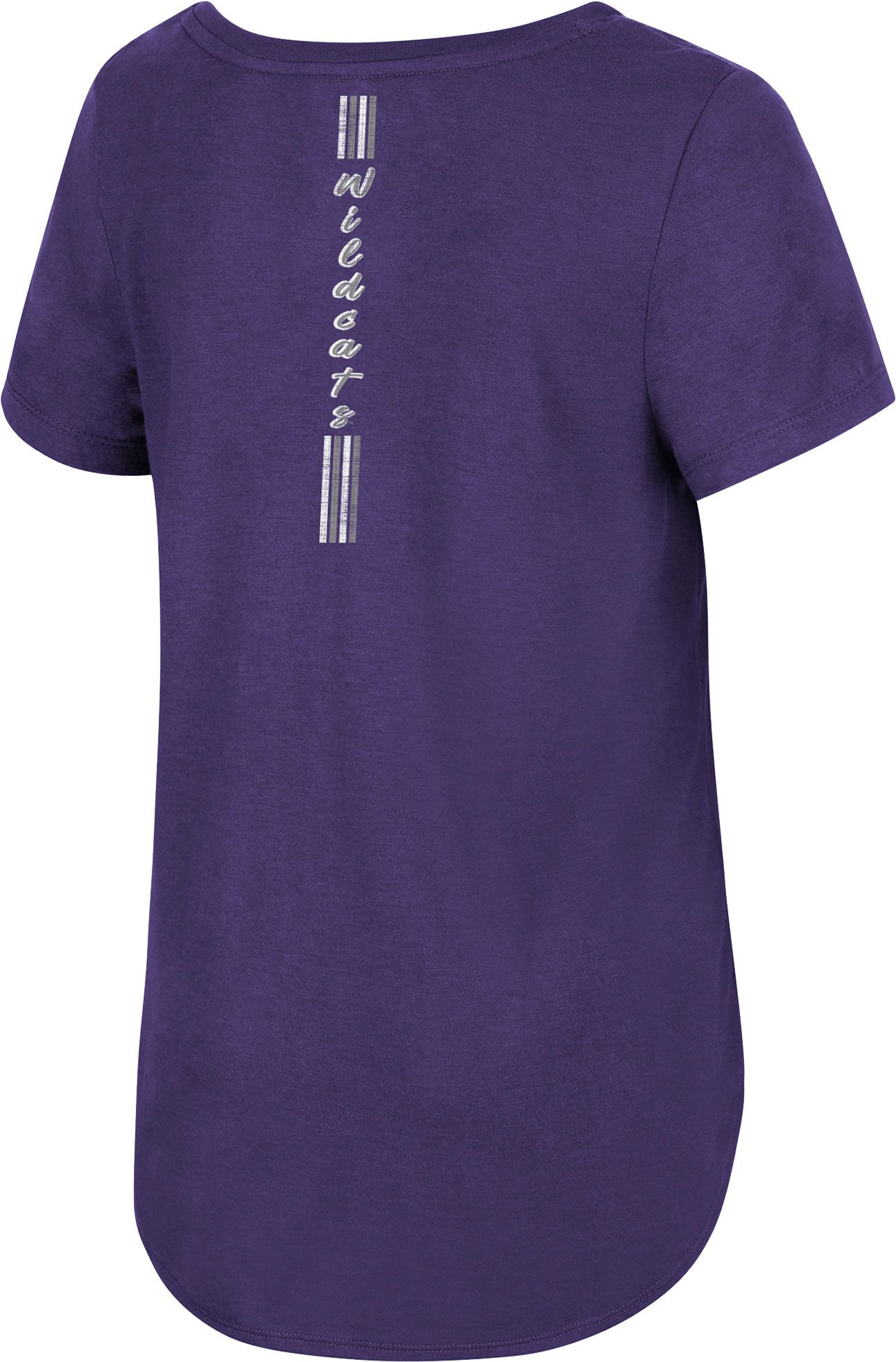 Colosseum Women's Kansas State Wildcats Purple Shaka Scoop-Neck T-Shirt product image