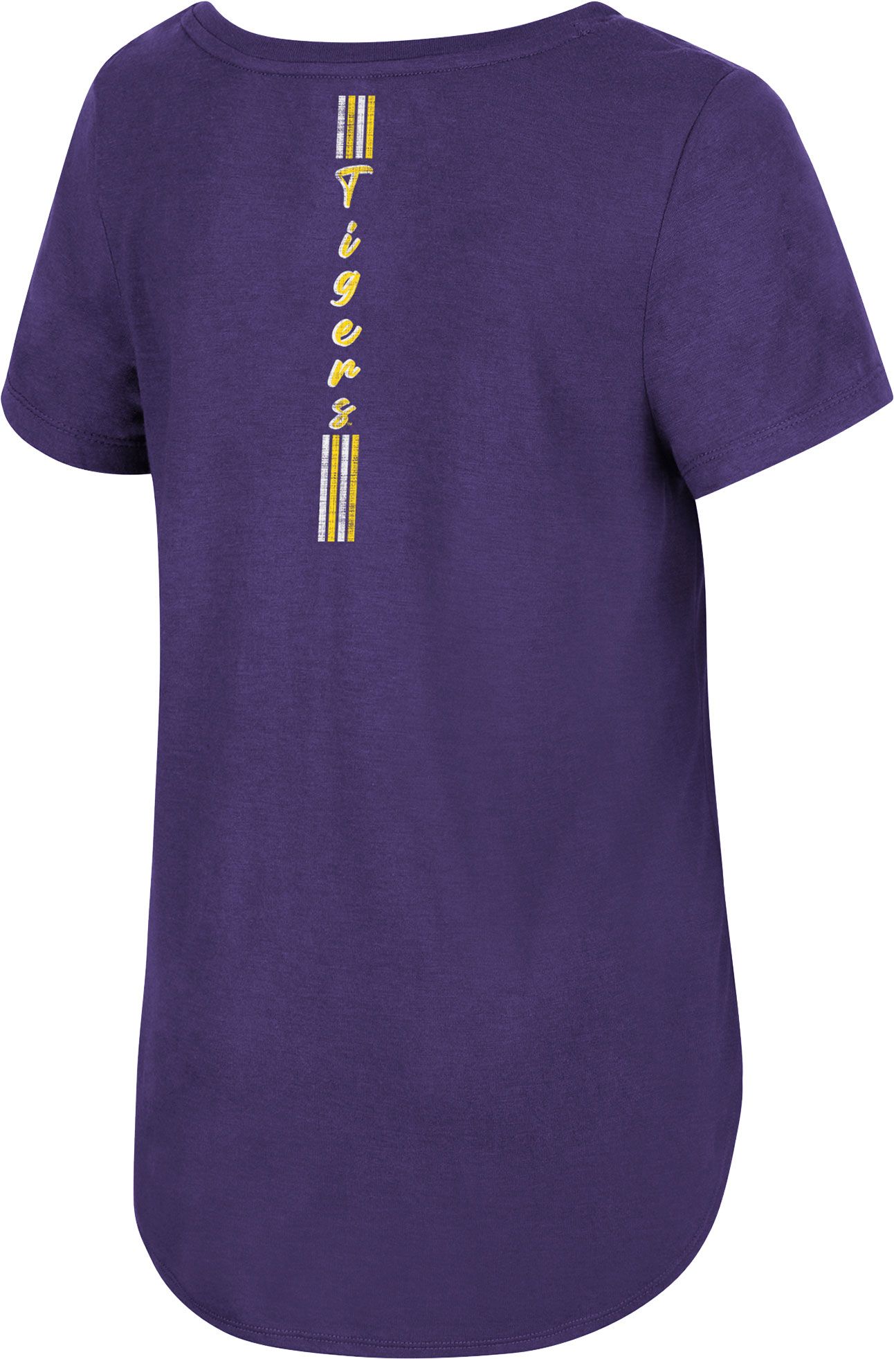 Colosseum Women's LSU Tigers Purple Shaka Scoop-Neck T-Shirt product image