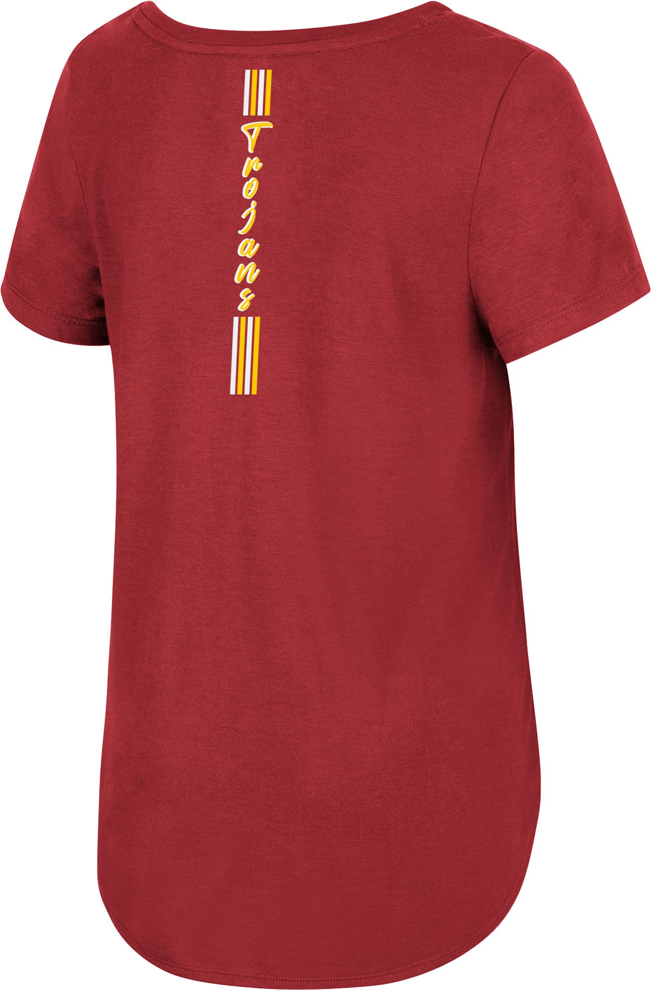 Colosseum Women's USC Trojans Cardinal Shaka Scoop-Neck T-Shirt product image