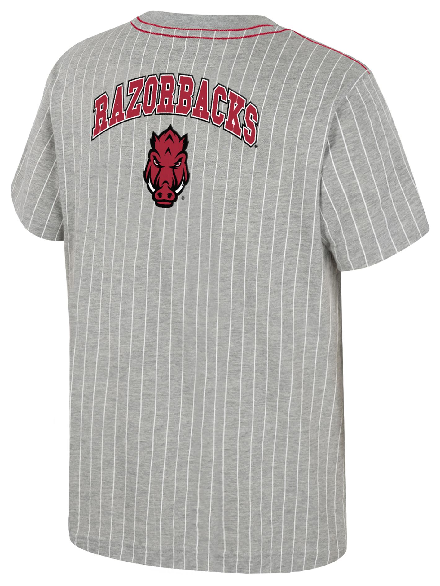Colosseum Youth Arkansas Razorbacks Heather Grey Airball T-Shirt product image