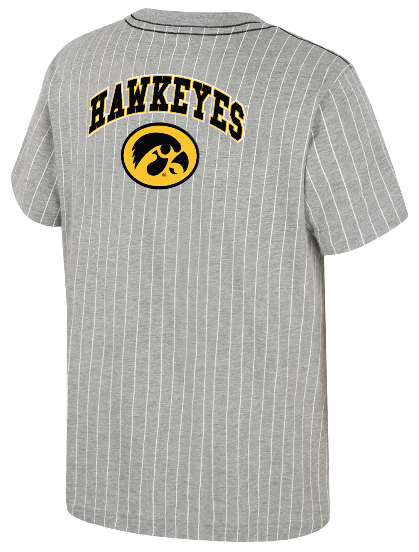 Colosseum Youth Iowa Hawkeyes Heather Grey Airball T-Shirt product image
