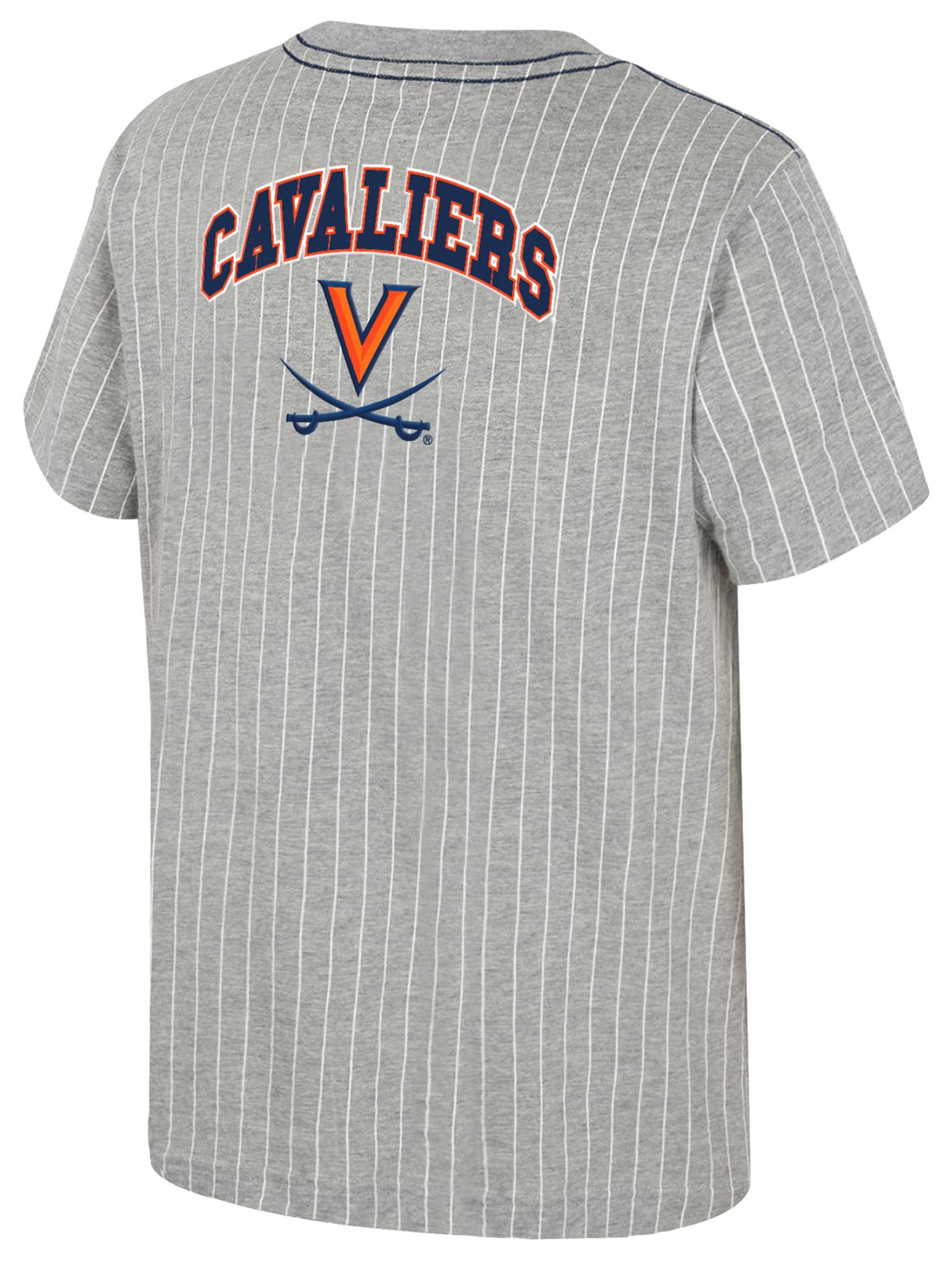 Colosseum Youth Virginia Cavaliers Heather Grey Airball T-Shirt product image