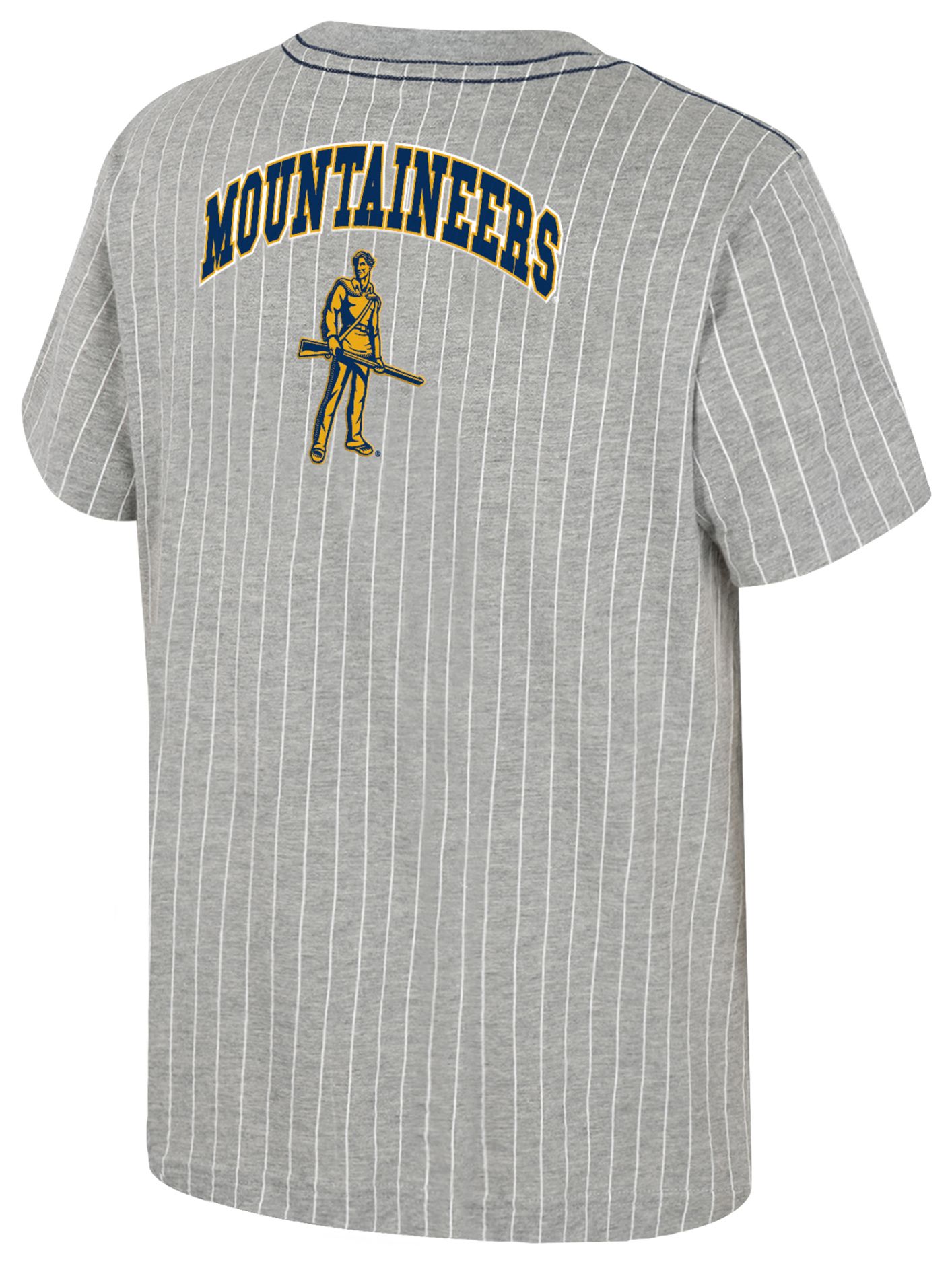 Colosseum Youth West Virginia Mountaineers Heather Grey Airball T-Shirt product image