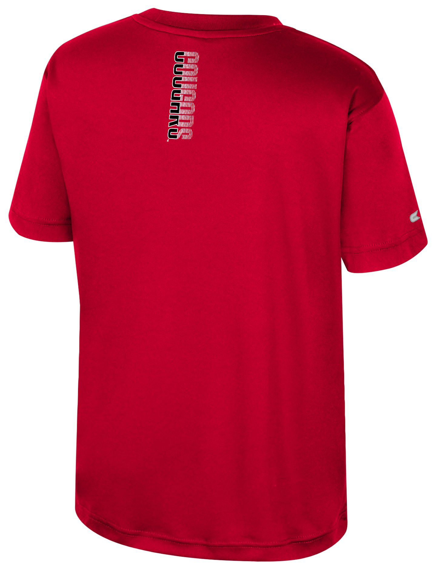 Colosseum Youth Houston Cougars Red Simon Poly Short Sleeve T-Shirt product image