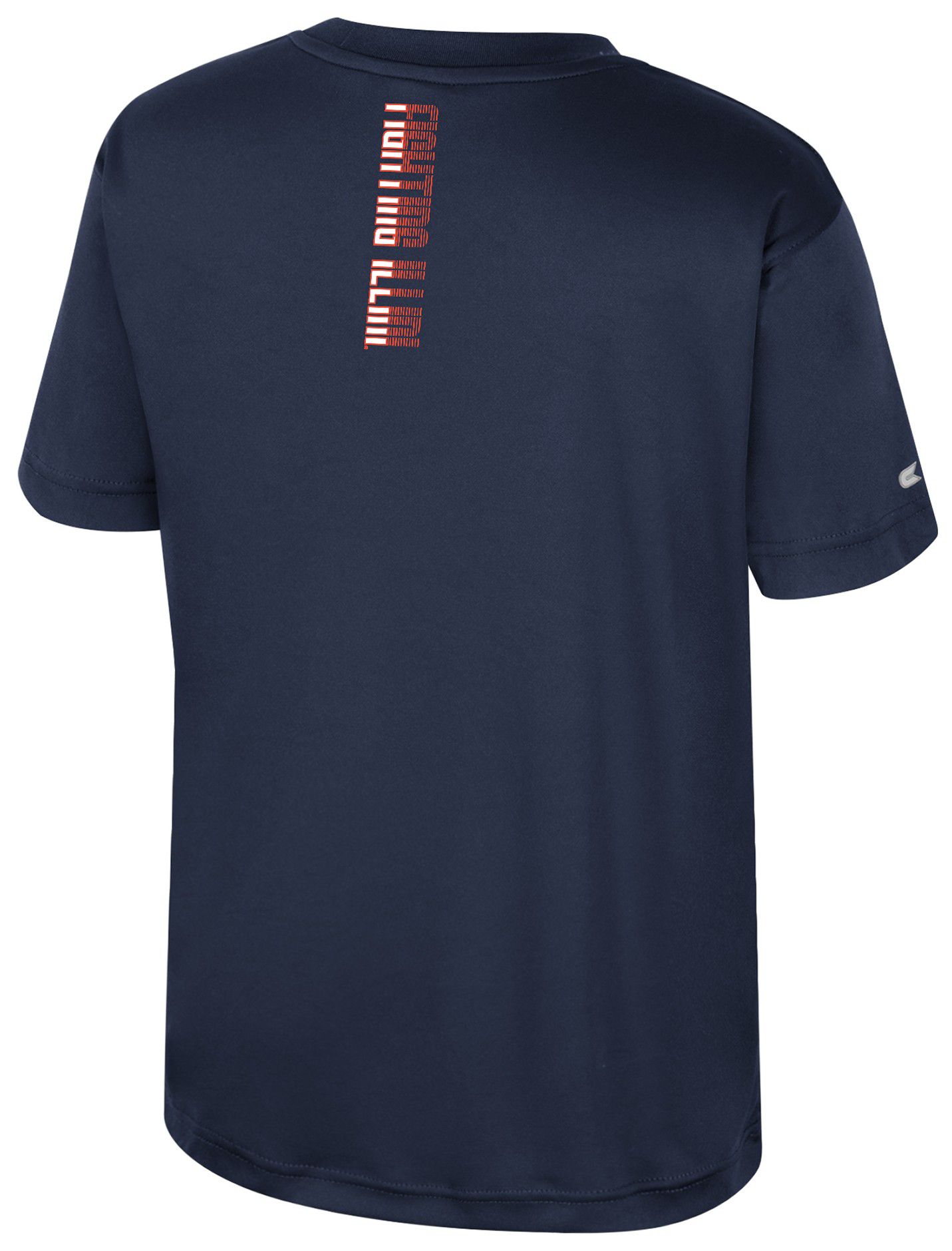 Colosseum Youth Illinois Fighting Illini Navy Simon Poly Short Sleeve T-Shirt product image