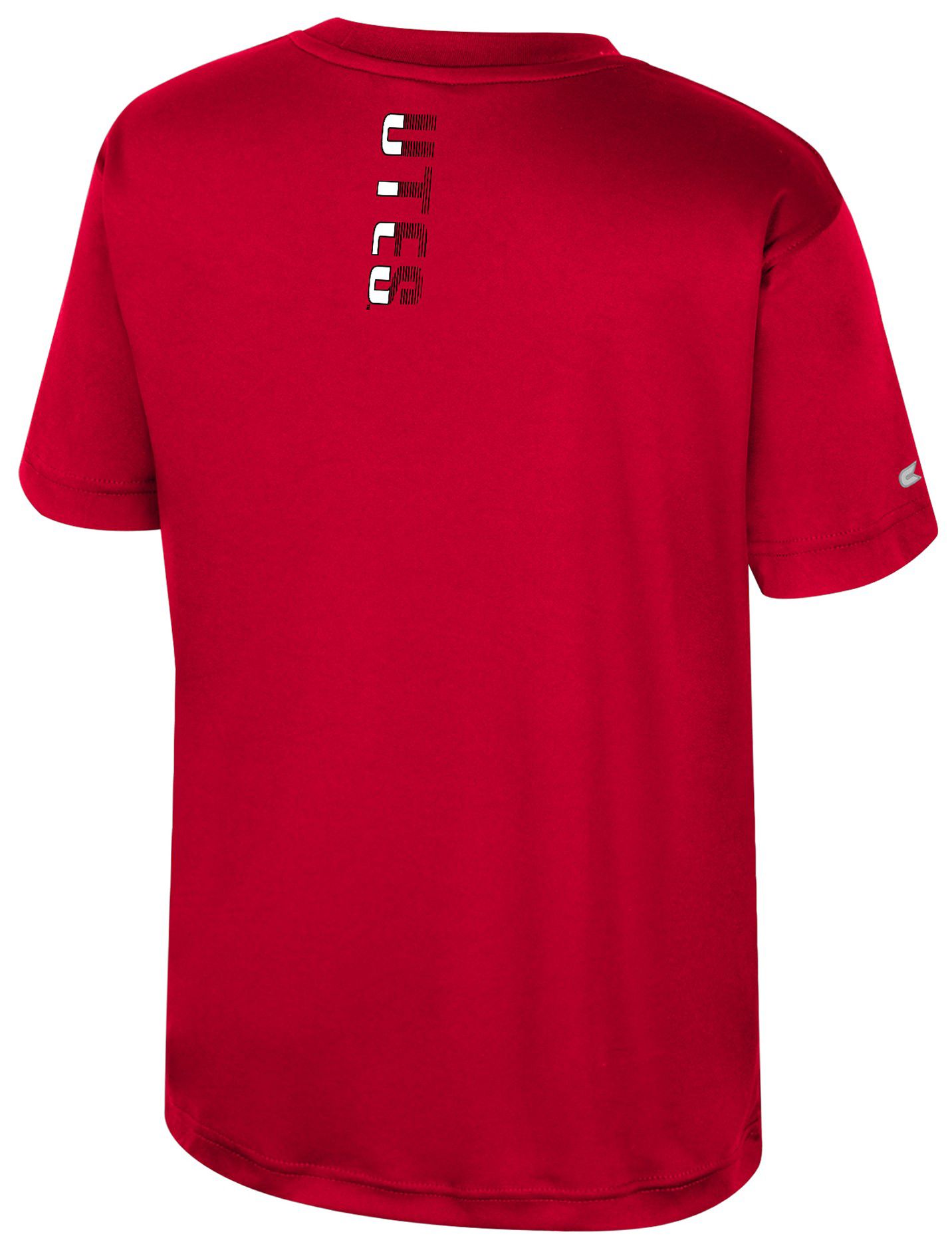 Colosseum Youth Utah Utes Red Simon Poly Short Sleeve T-Shirt product image