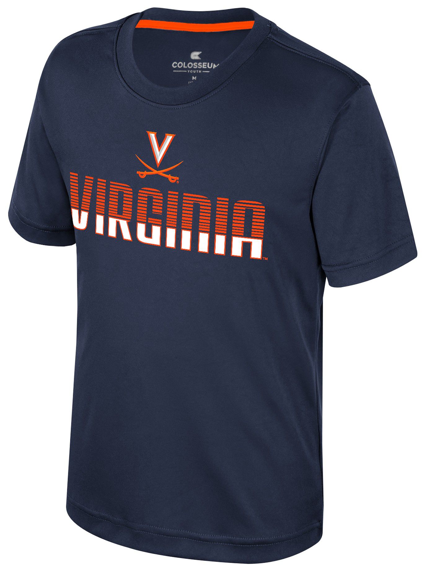 Colosseum Youth Virginia Cavaliers Navy Simon Poly Short Sleeve T-Shirt product image