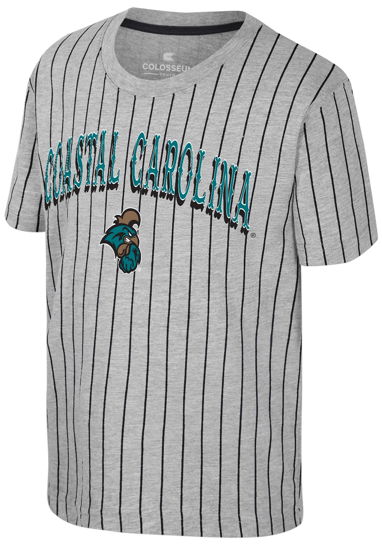 Colosseum Youth Coastal Carolina Chanticleers Heather Grey Firehawk T-Shirt product image