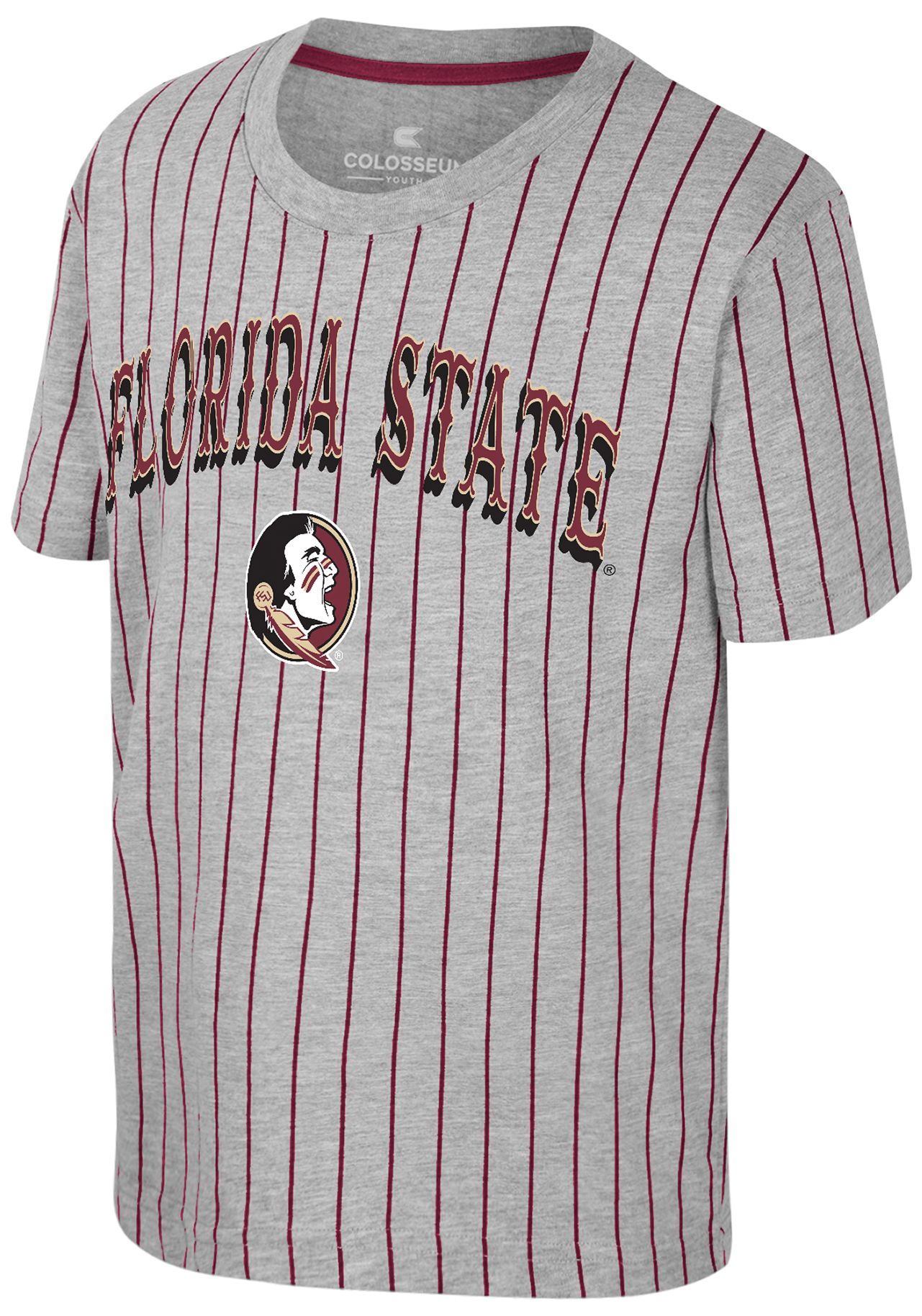 Colosseum Youth Florida State Seminoles Heather Grey Firehawk T-Shirt product image