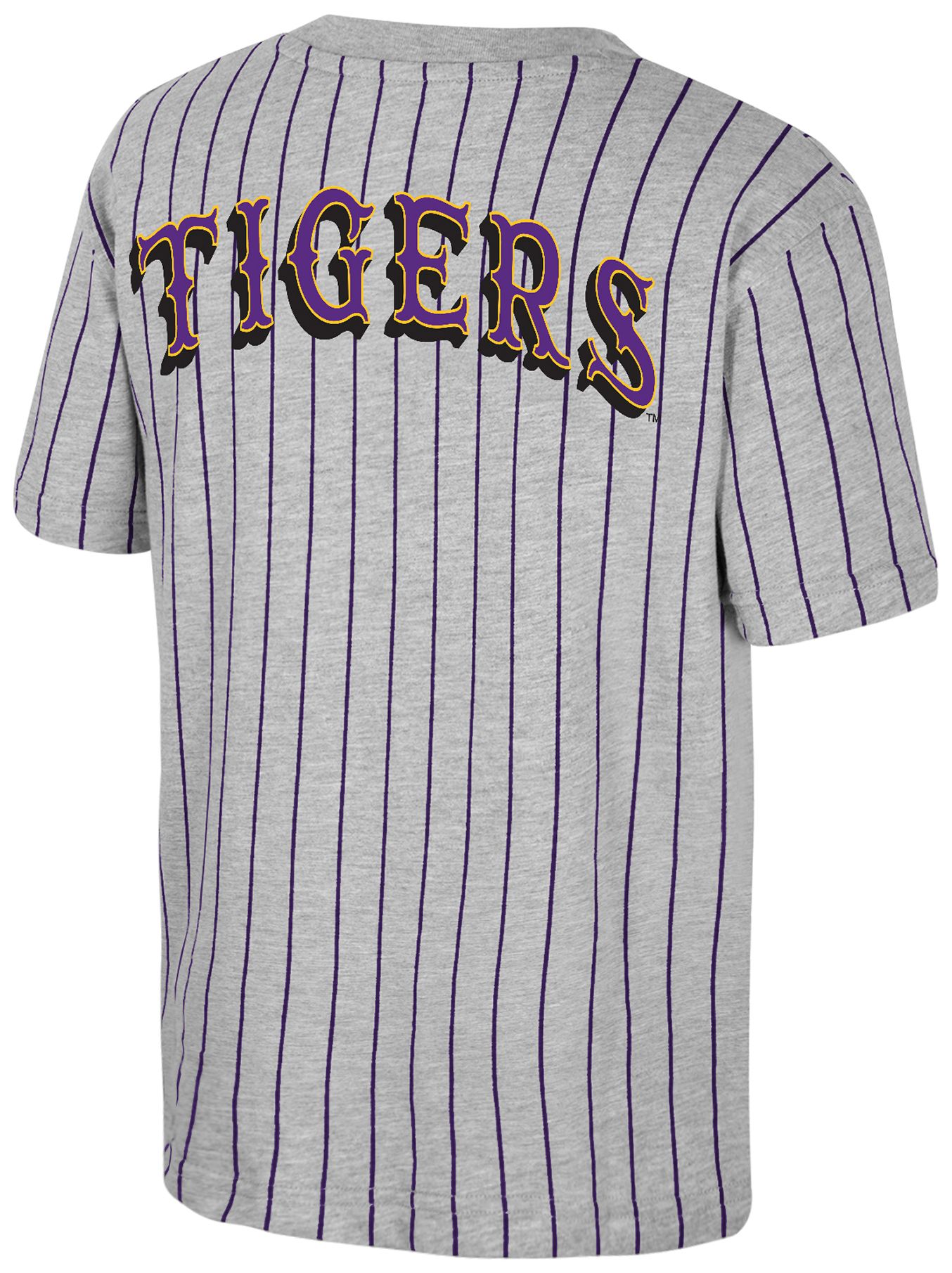 Colosseum Youth LSU Tigers Heather Grey Firehawk T-Shirt product image