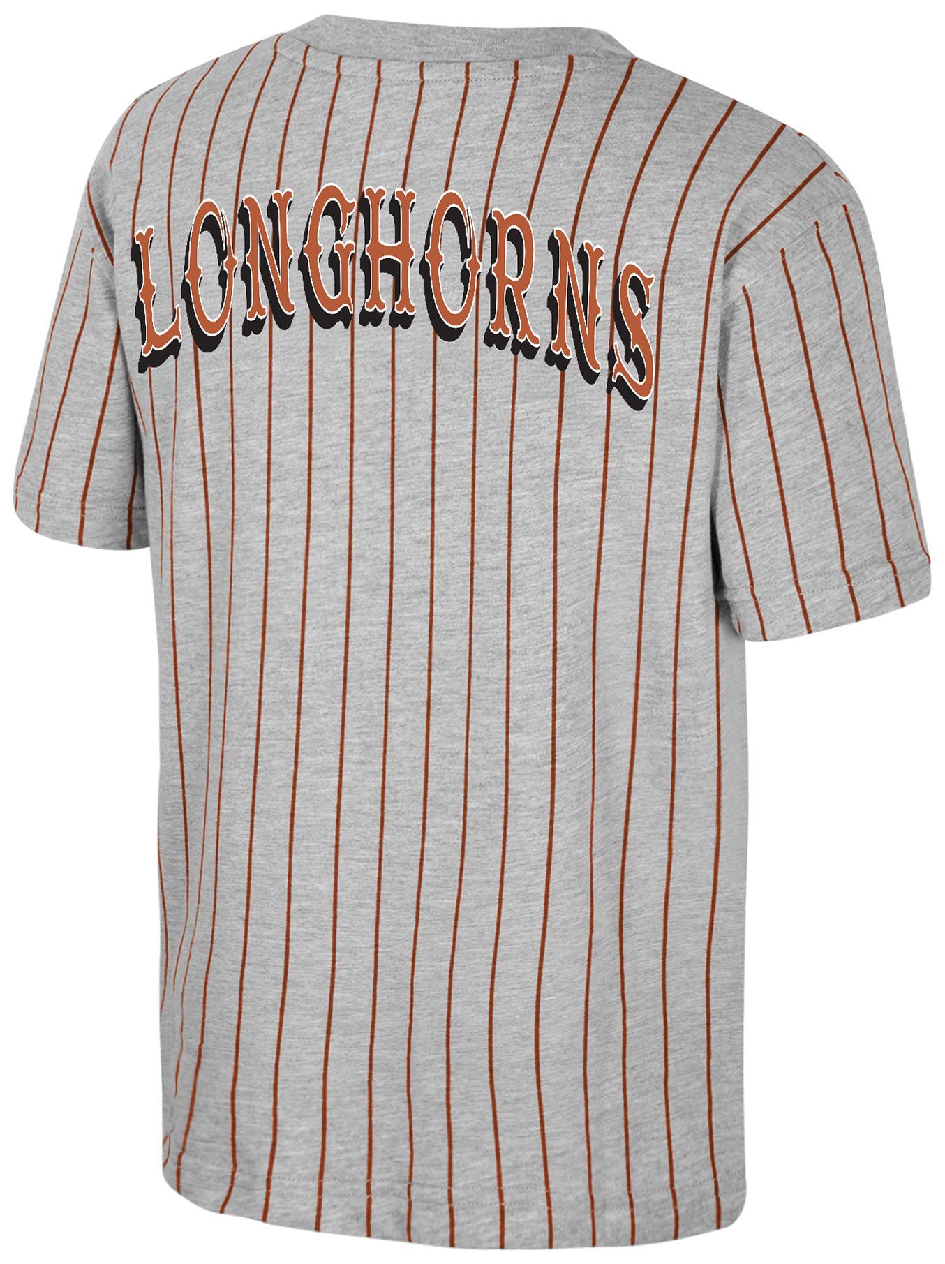 Colosseum Youth Texas Longhorns Heather Grey Firehawk T-Shirt product image