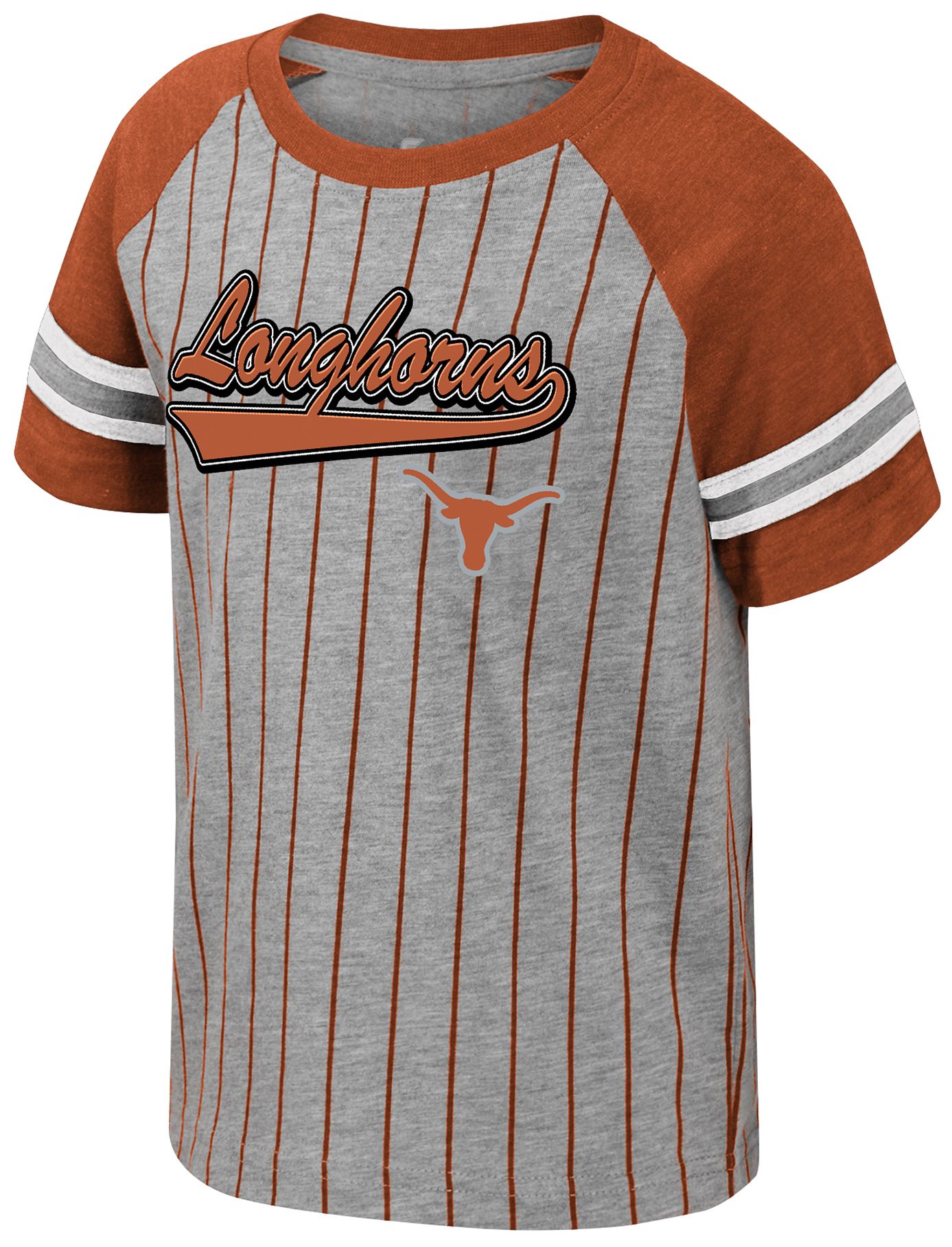 Colosseum Toddler Texas Longhorns Heather Grey Firehawk T-Shirt product image